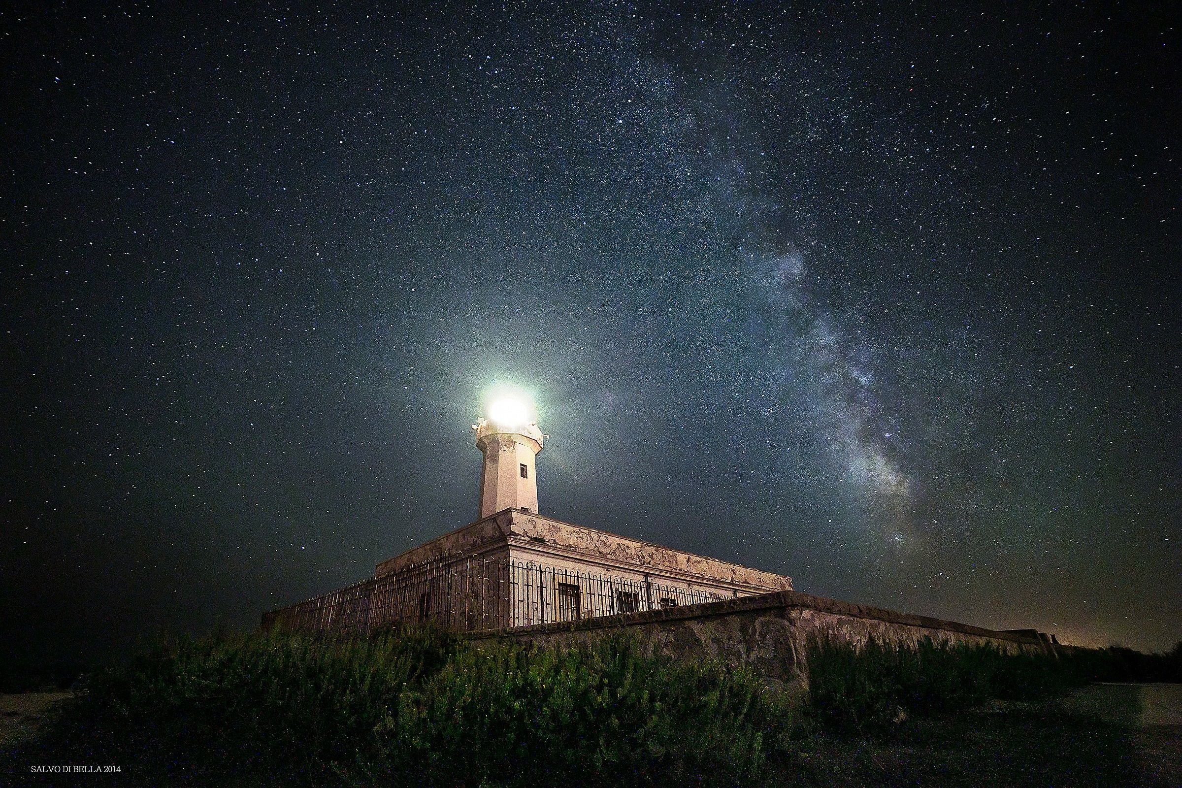 milky way to the lighthouse Plemmirio (sr)