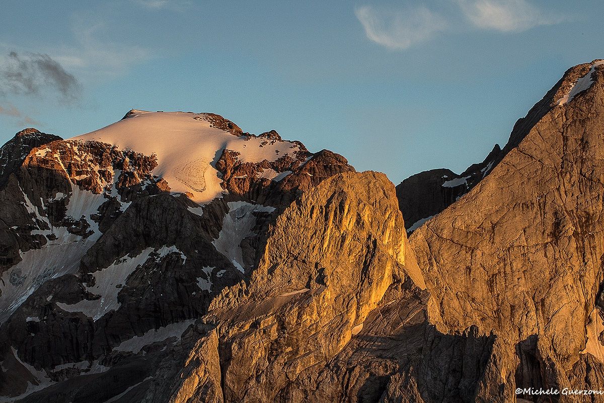 Marmolada at Sunset