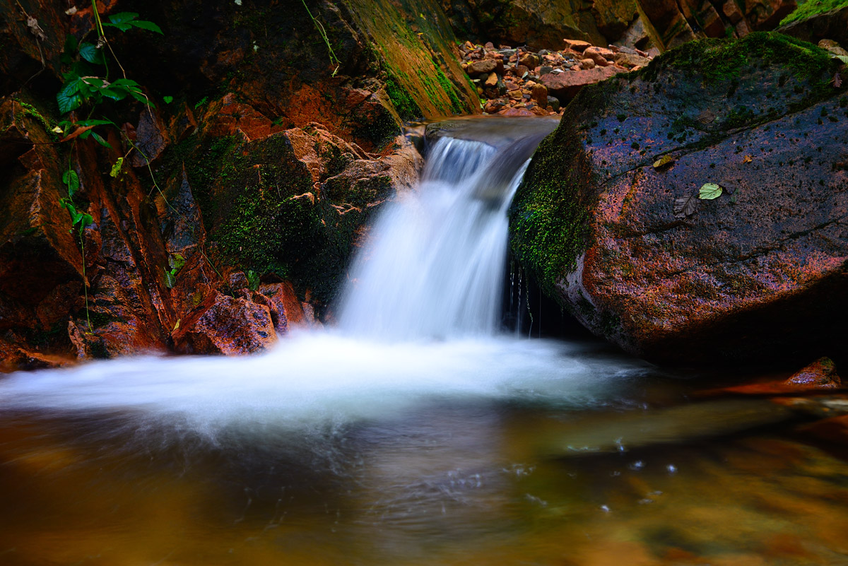 Rocks and water