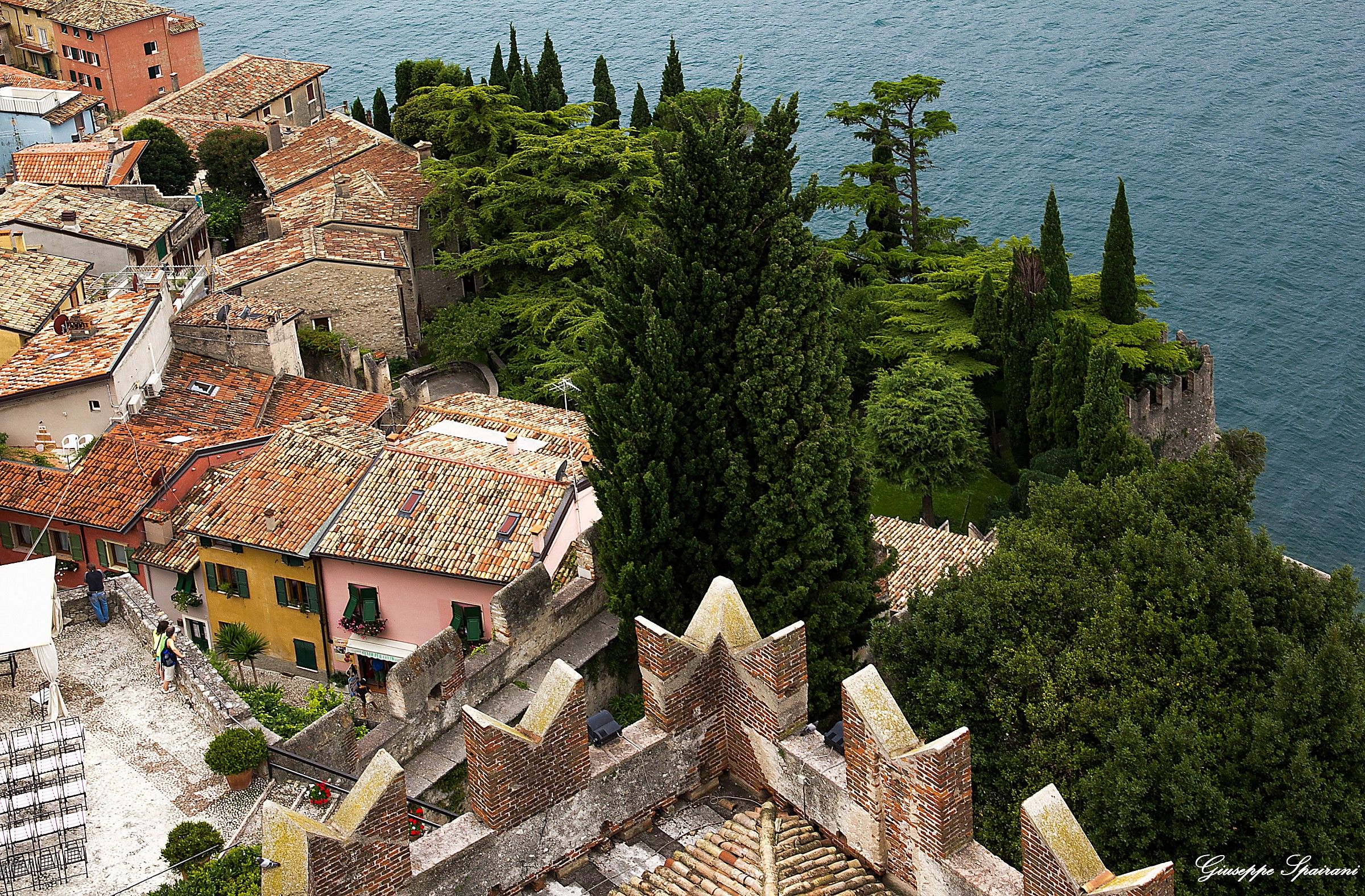 Malcesine look over the village