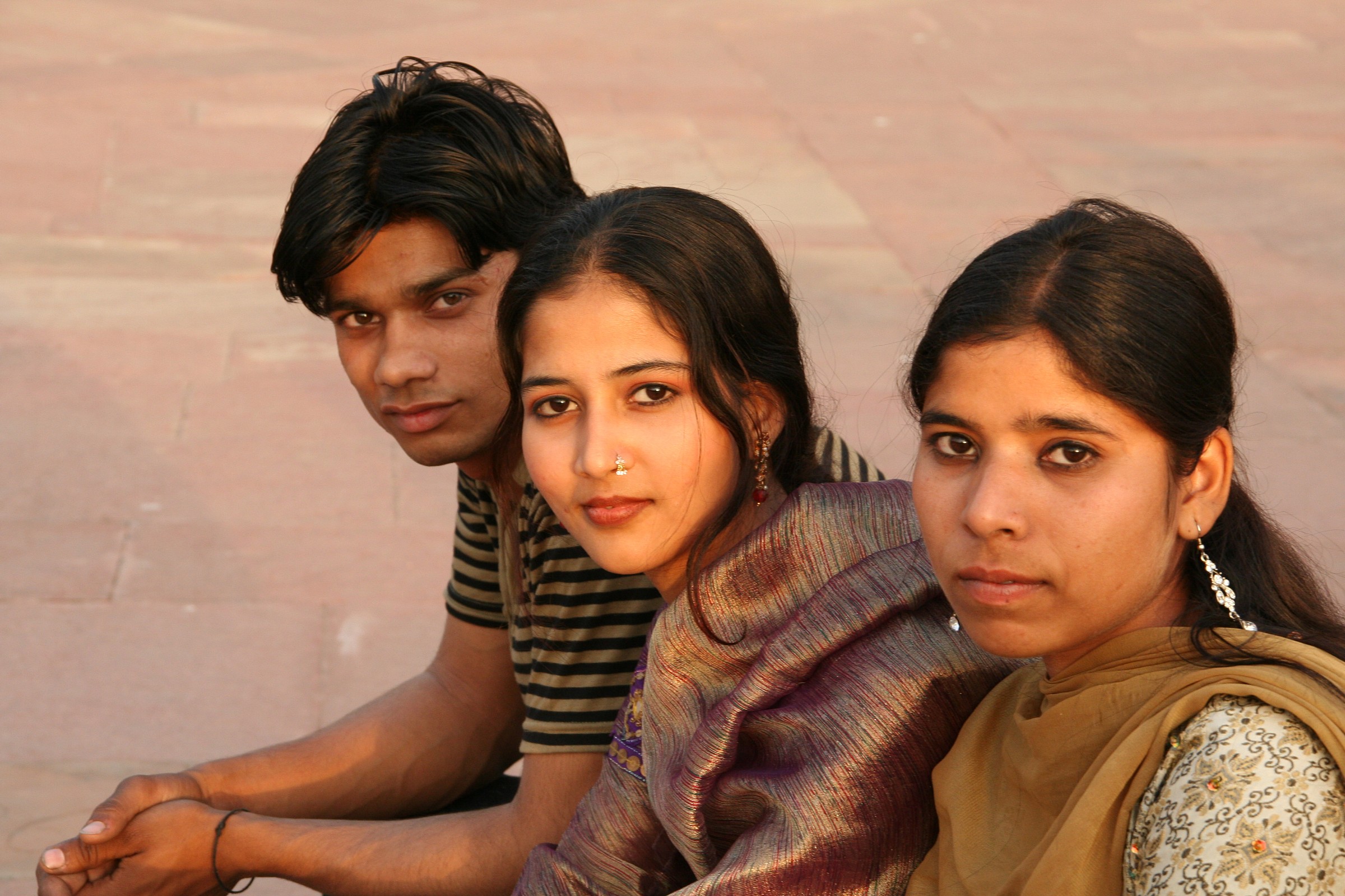 India ragazzi a New Delhi