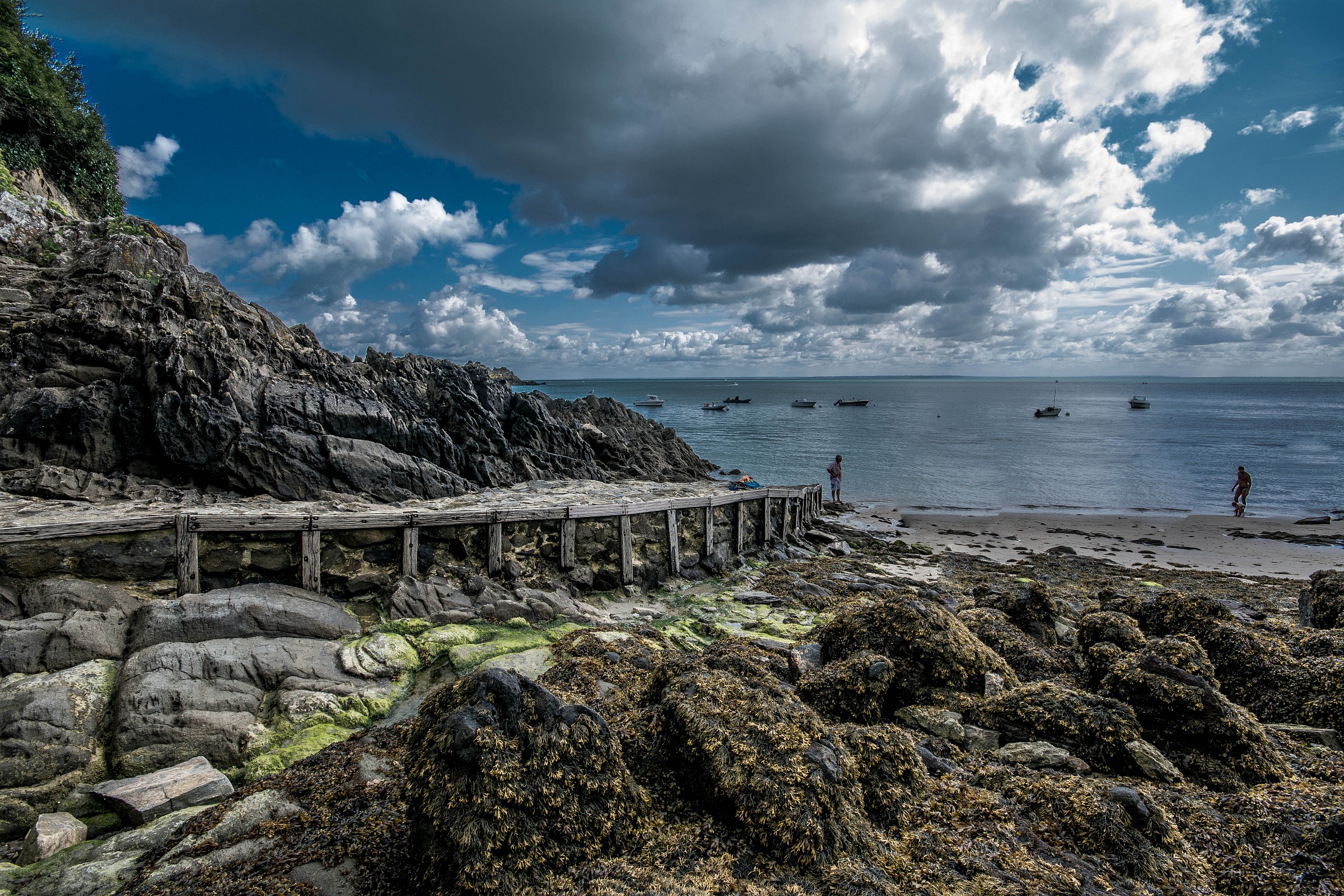 Bretagna  insenatura a Cap Frehel