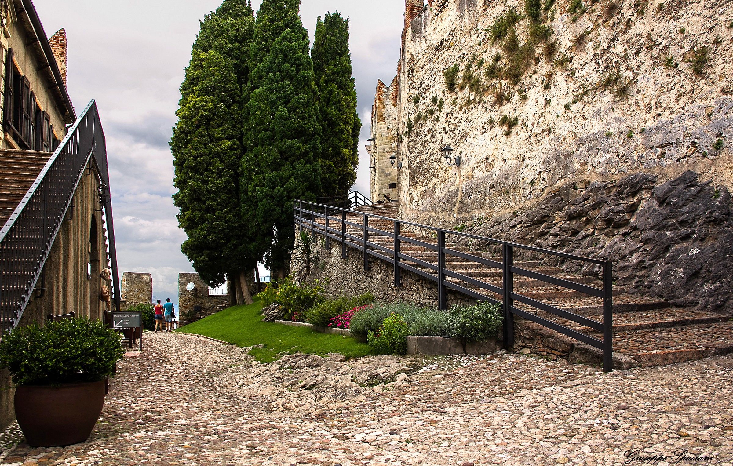 Malcesine interior of the castle