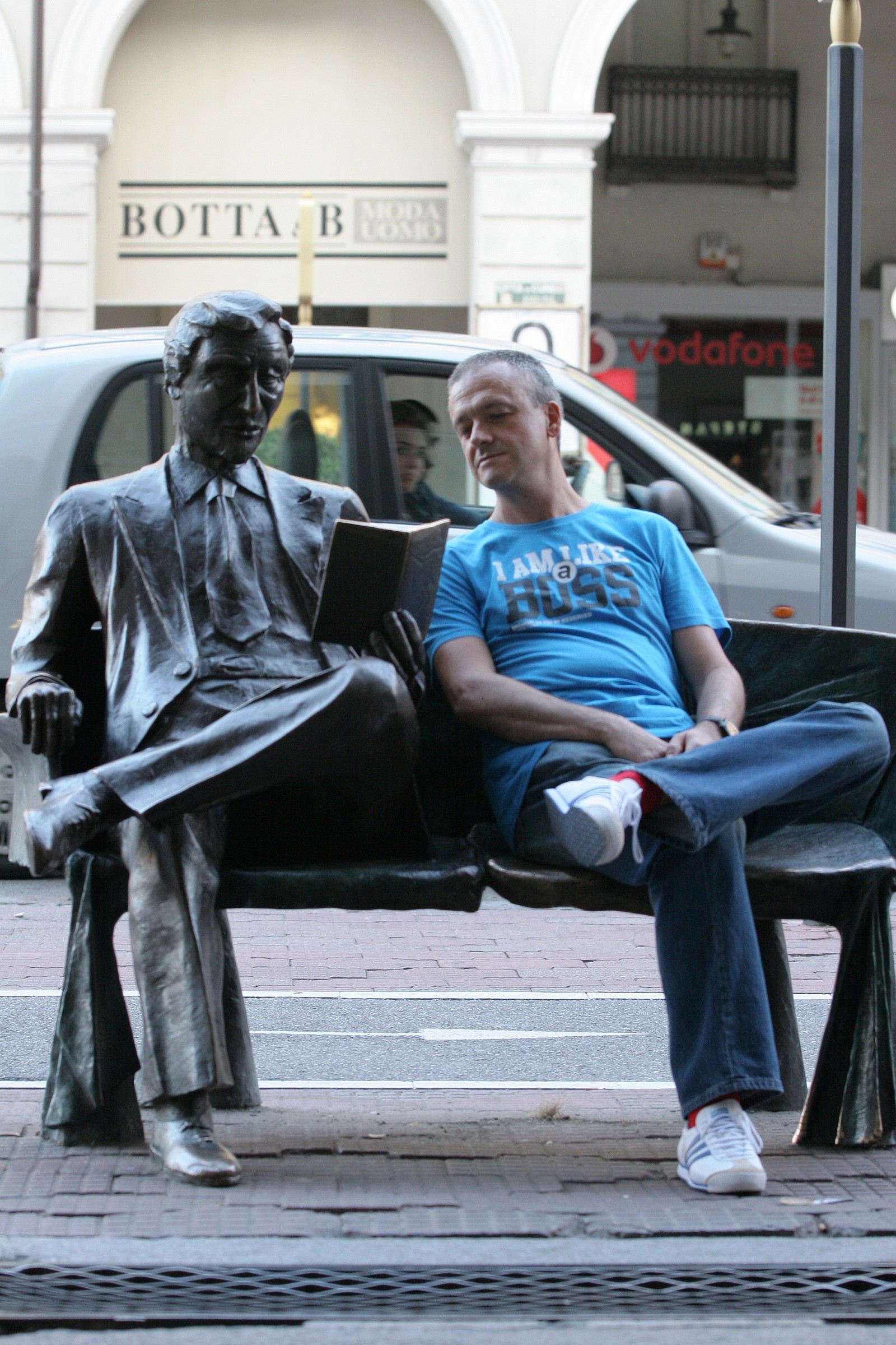 The usual curious break ..........