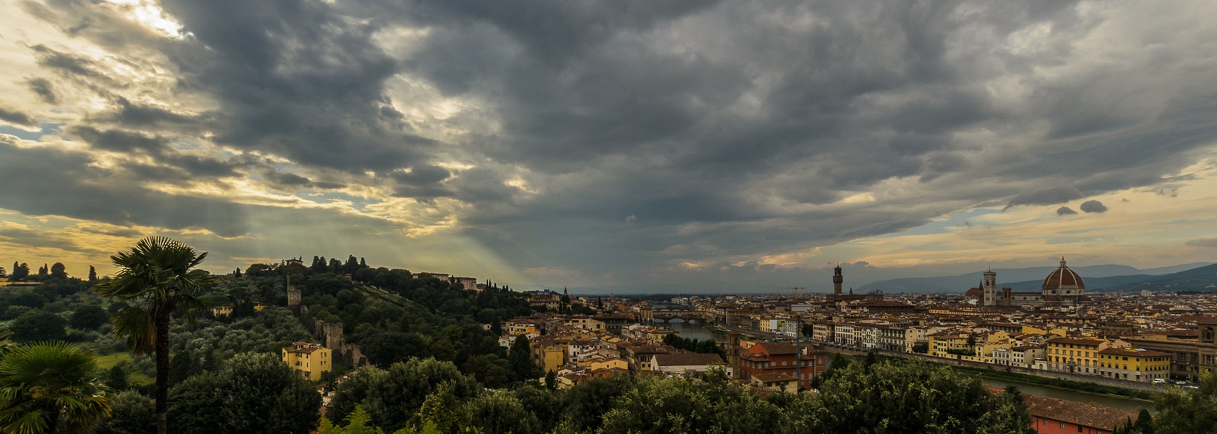 panorama da Piazzale Michelangelo