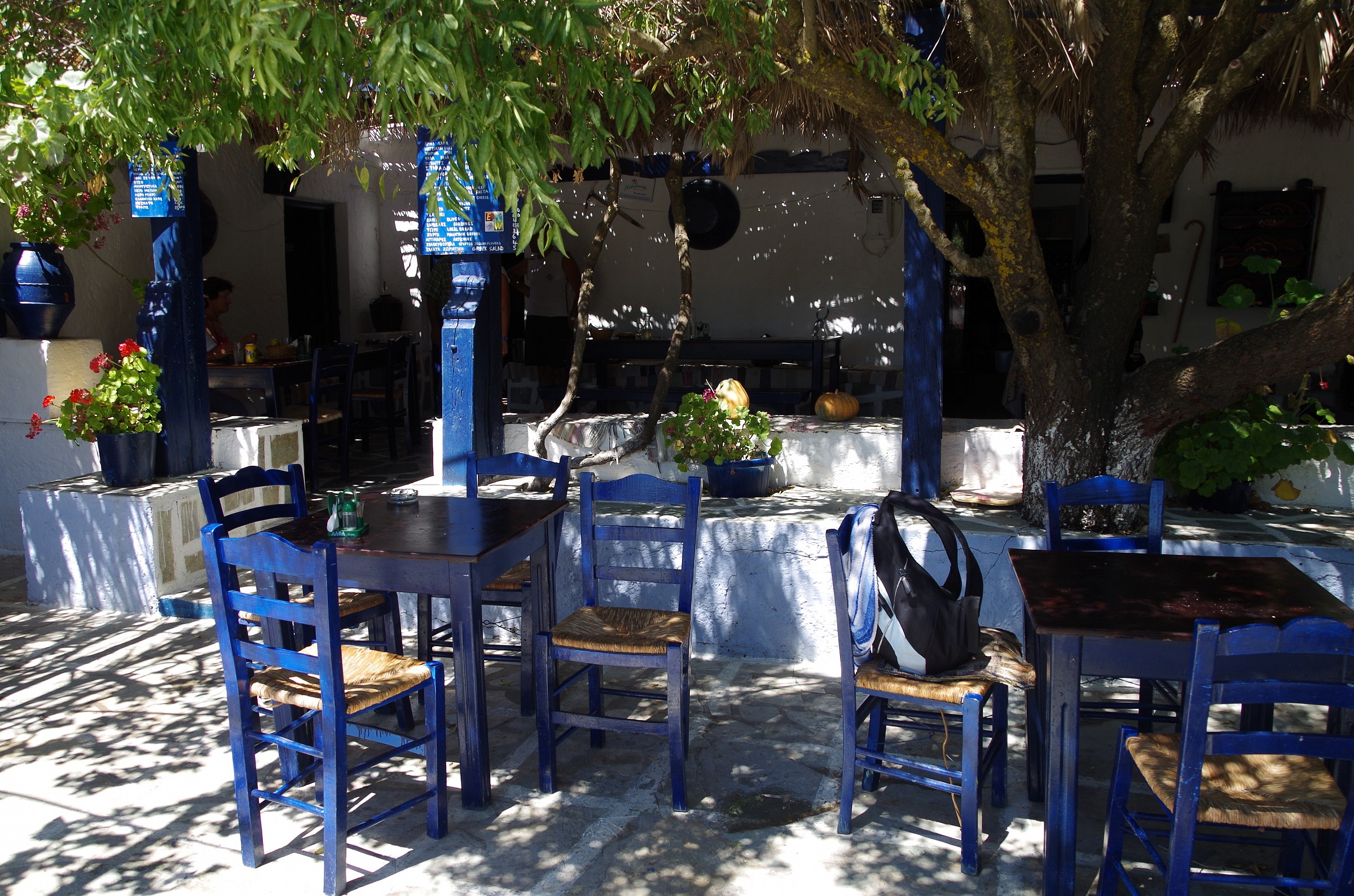 a typical Greek taverna