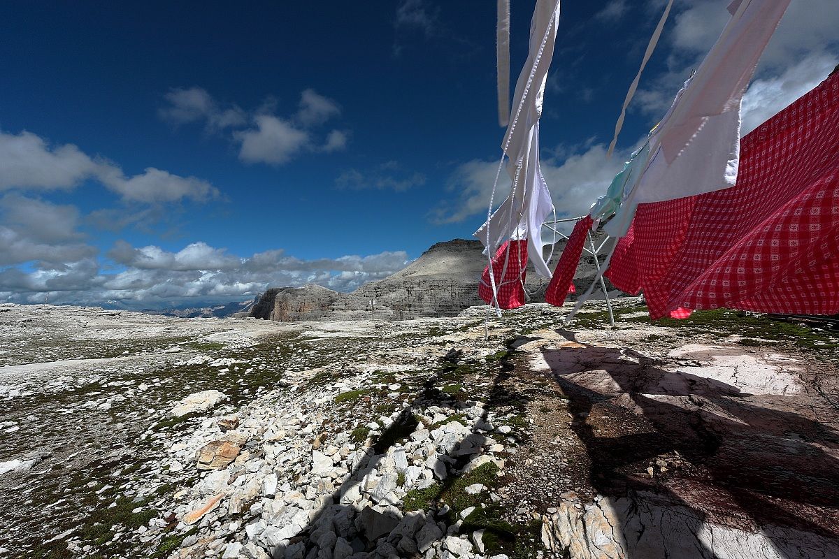 Tovaglie votive al Boè ...