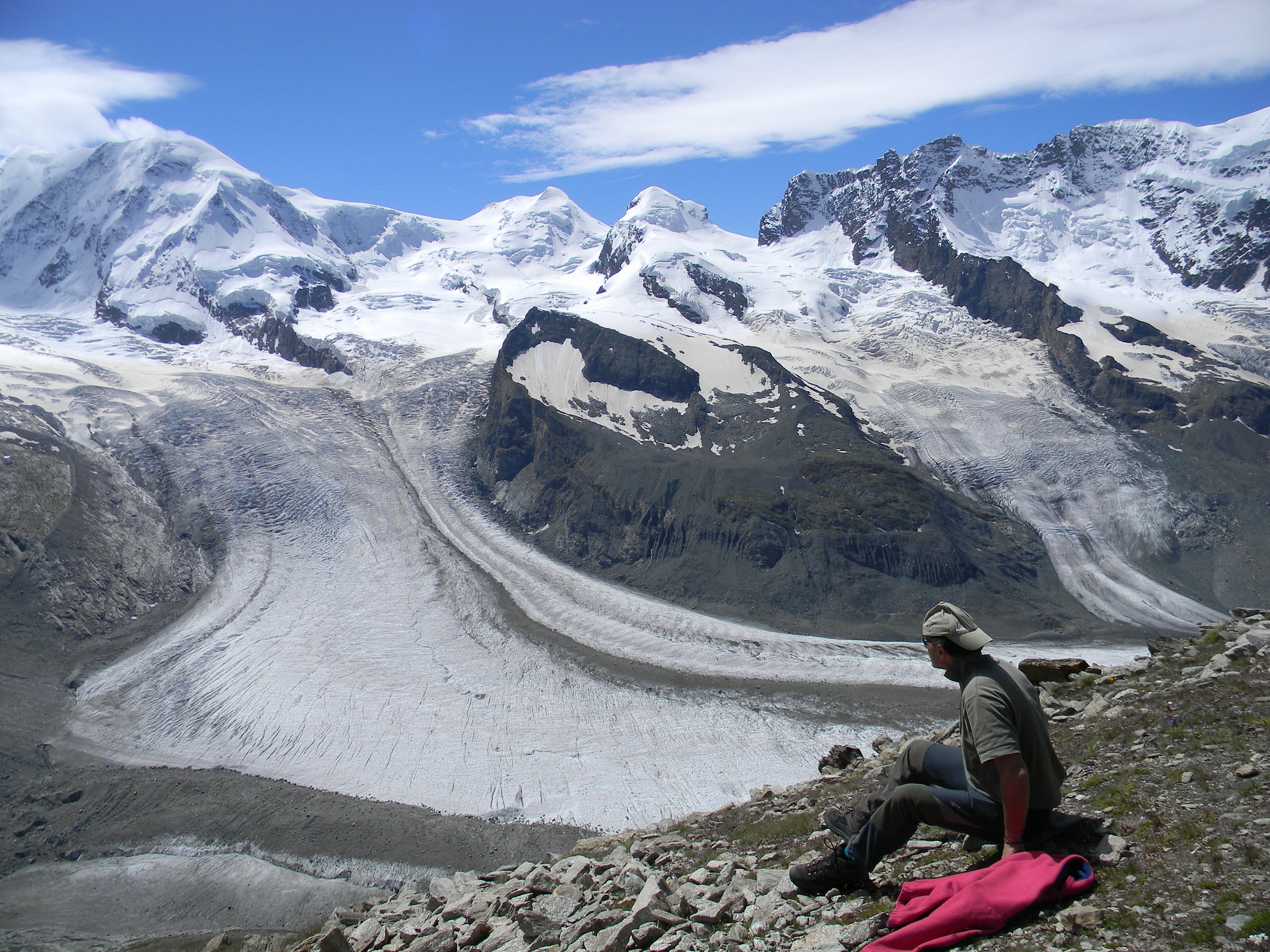 Monte Rosa glacier
