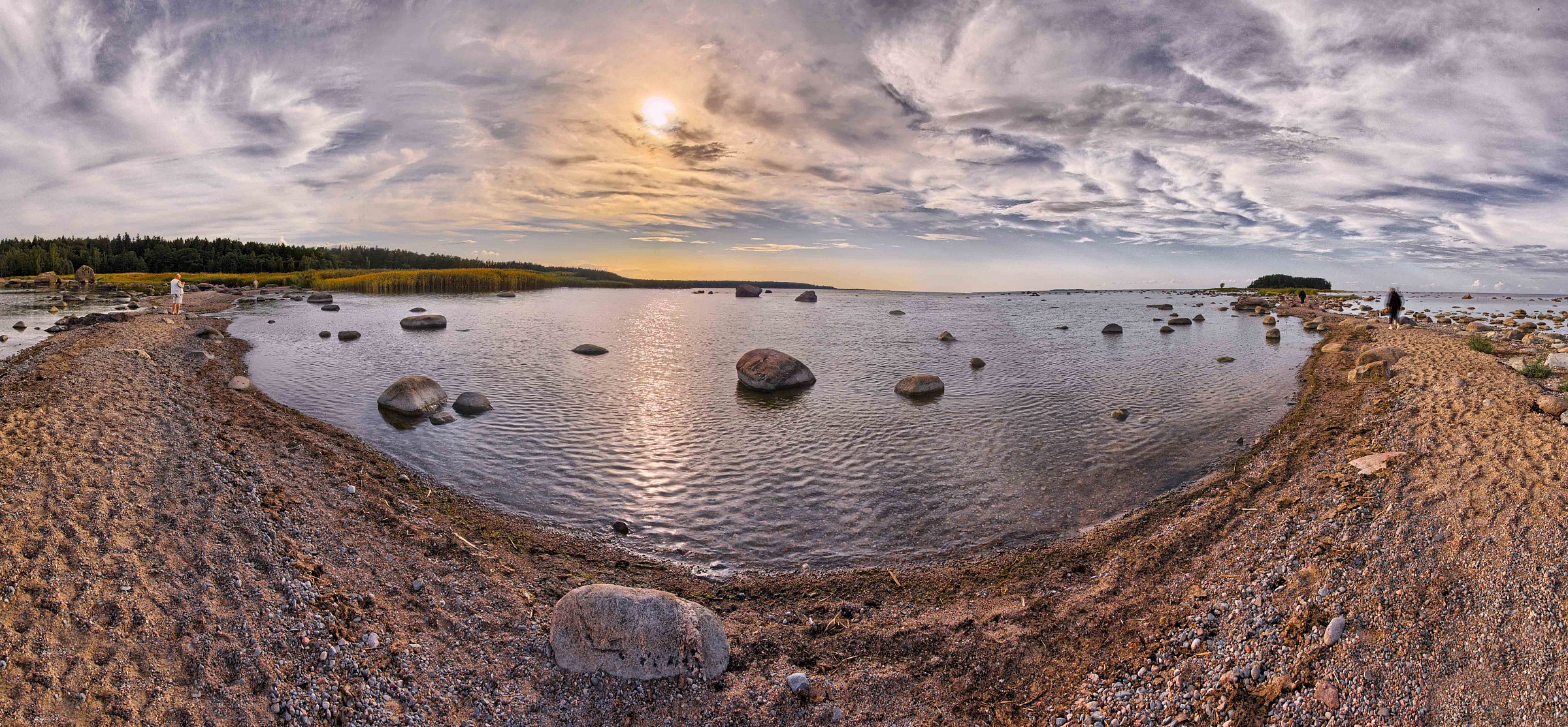Tramonto sul Golfo di Finlandia