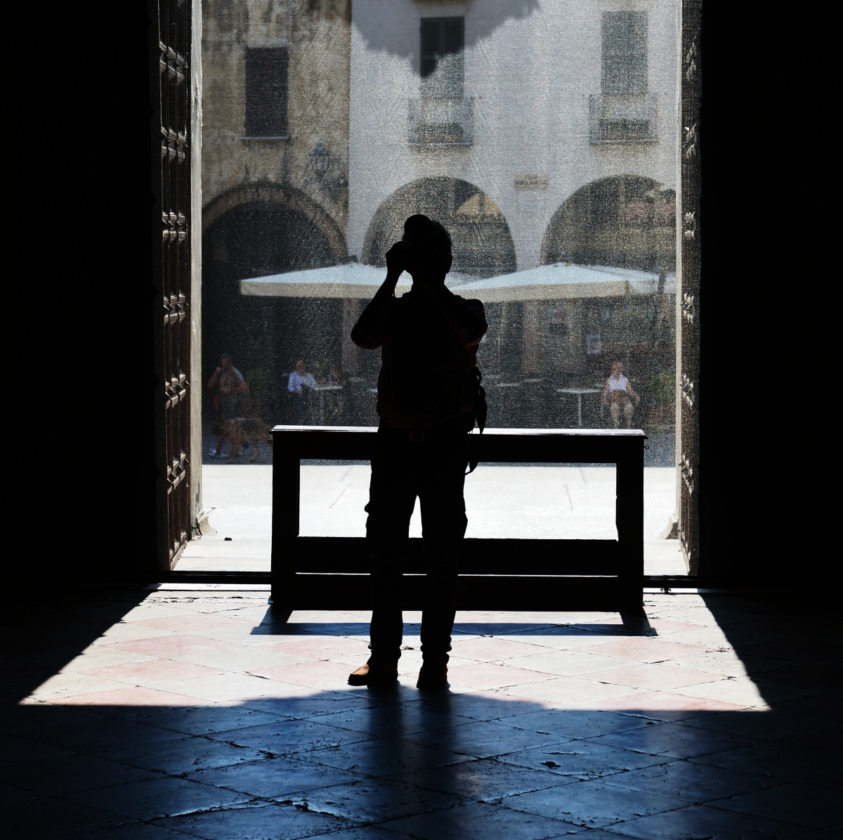 In chiesa...con discrezione