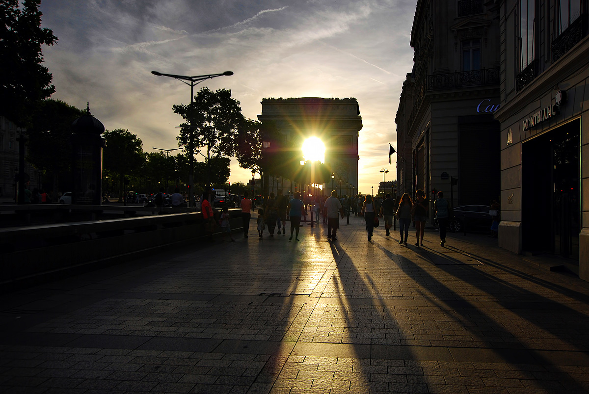 Le soleil dans l'Arc