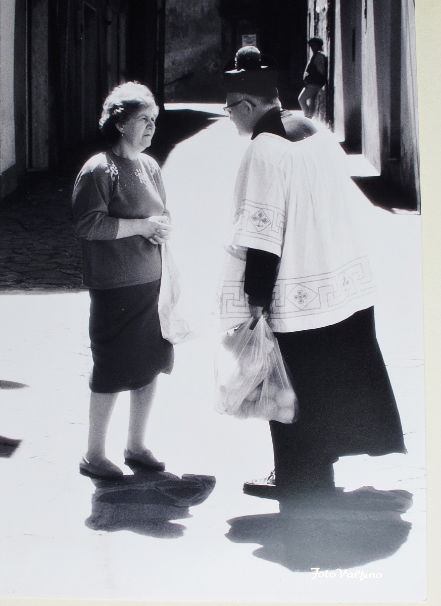 Confession in the street.