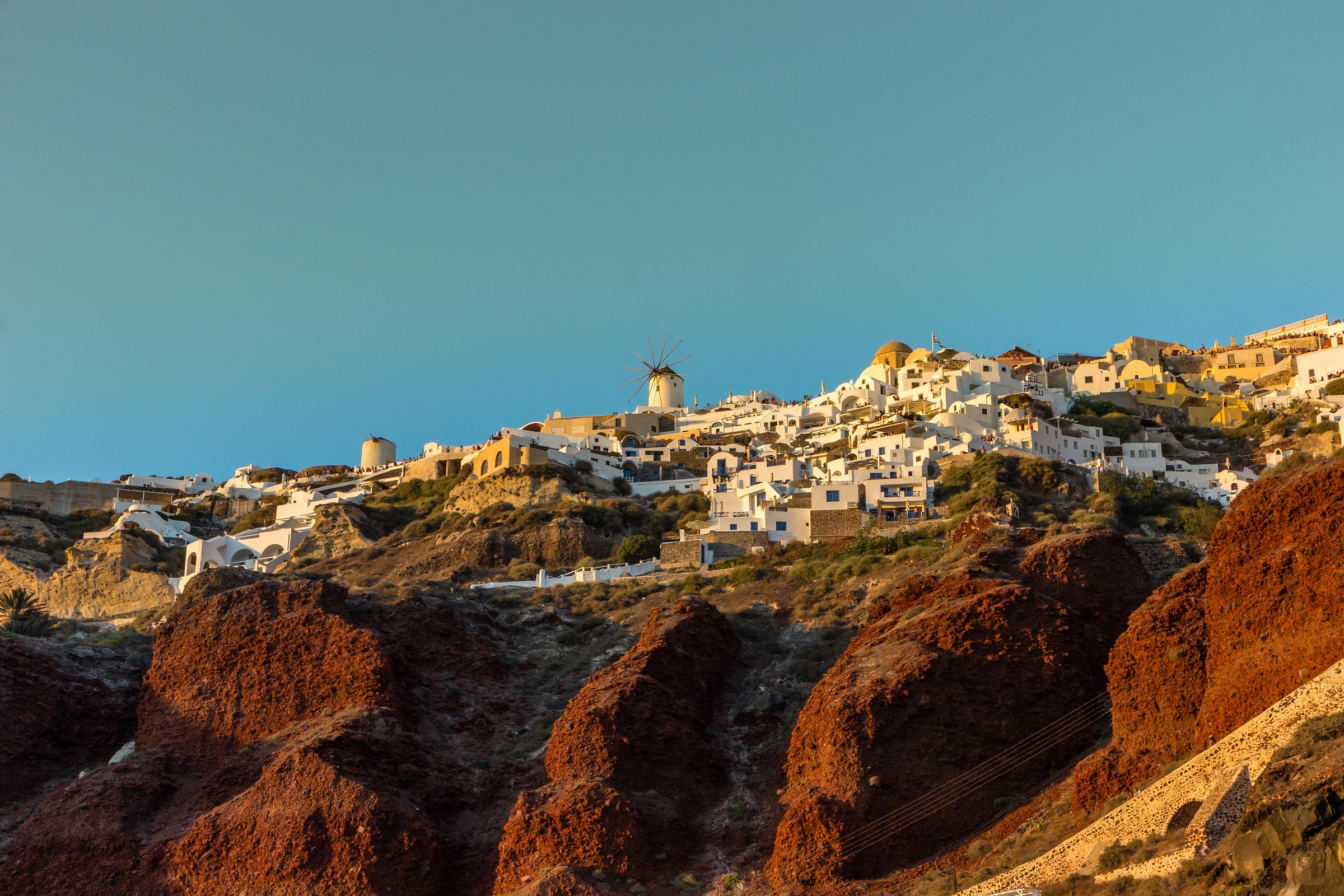 Sunset in Oia, Santorini