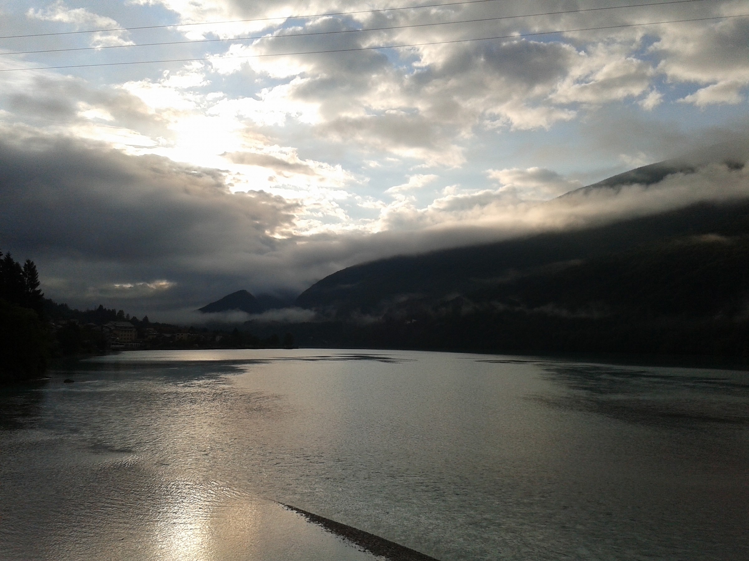 In the evening the river hides its secrets