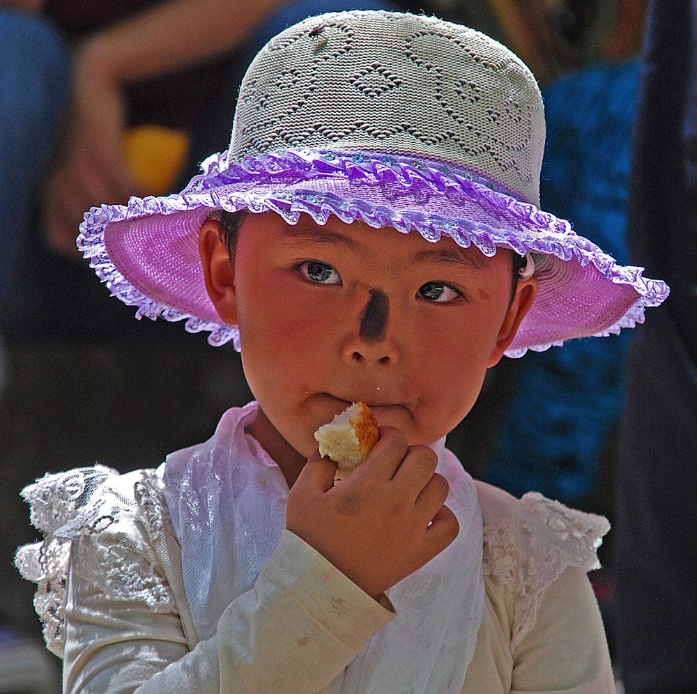 bambina a leh (ladakh)