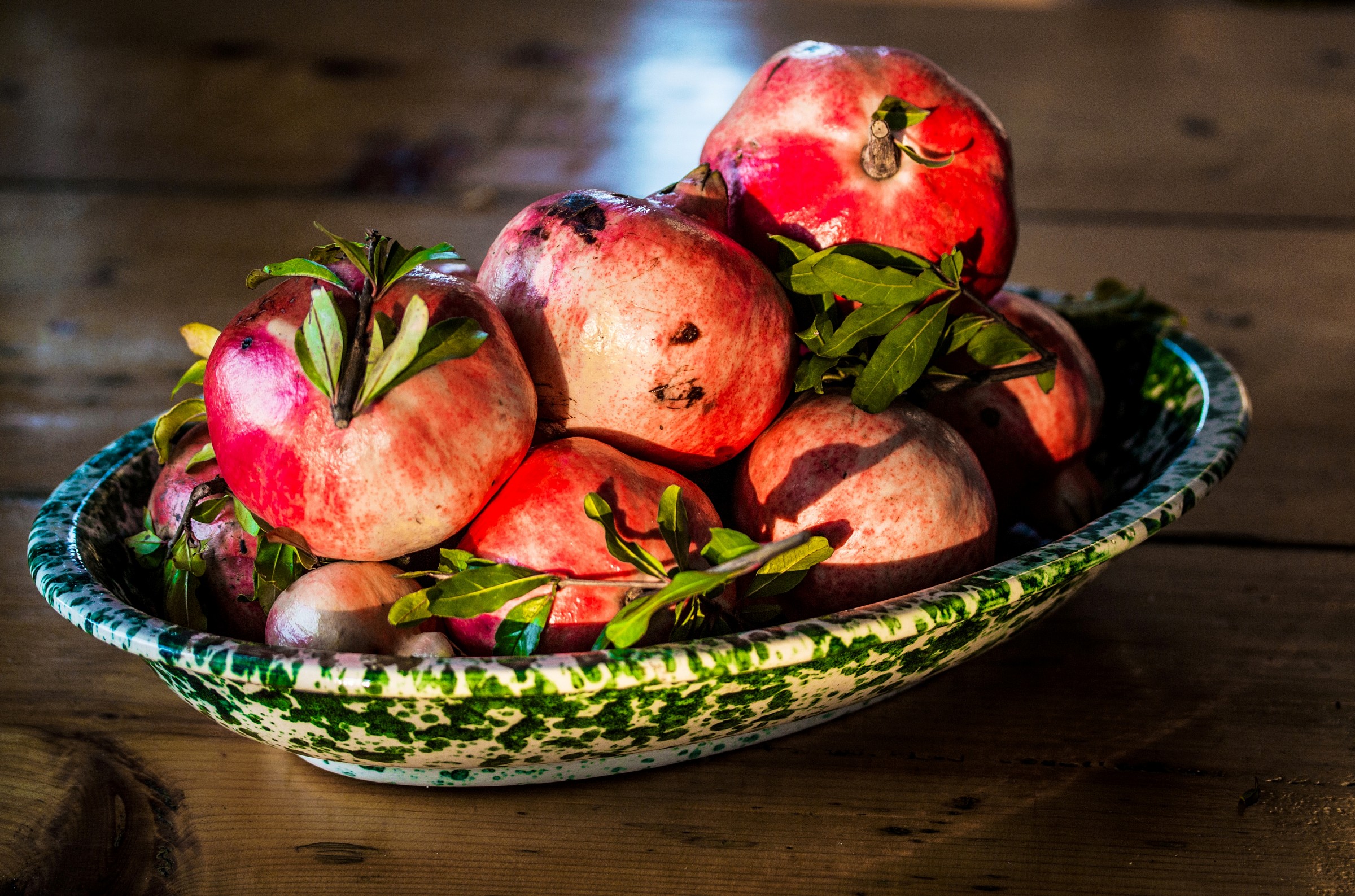 melograno, primo raccolto