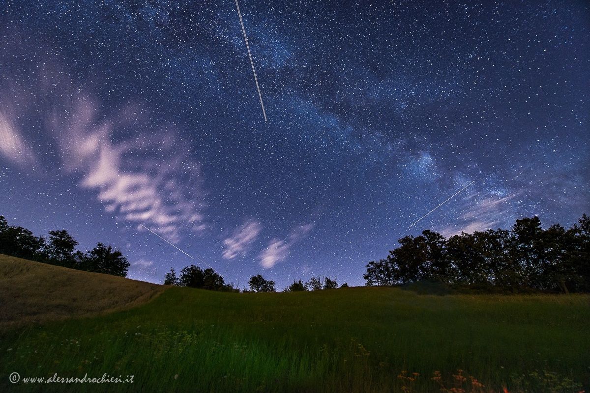 follow the bright stripes