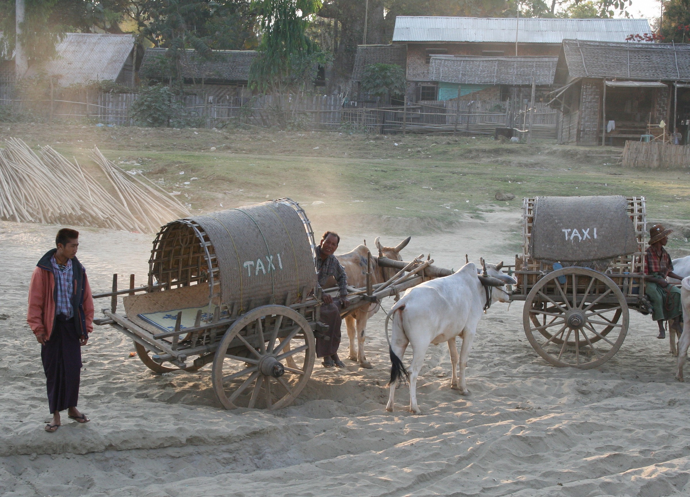 Myanmar taxi to Mingun