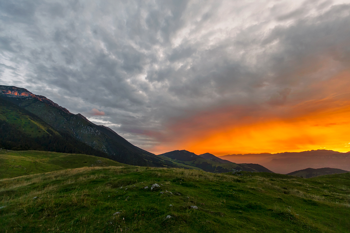 Alba magica sul Baldo...