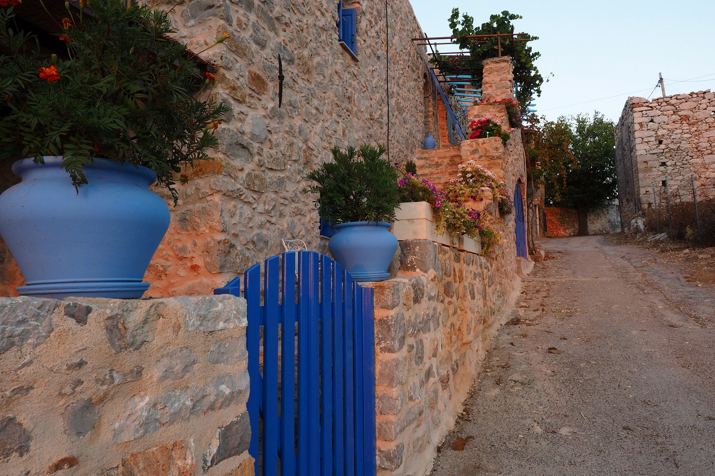 The sunset light in Chios