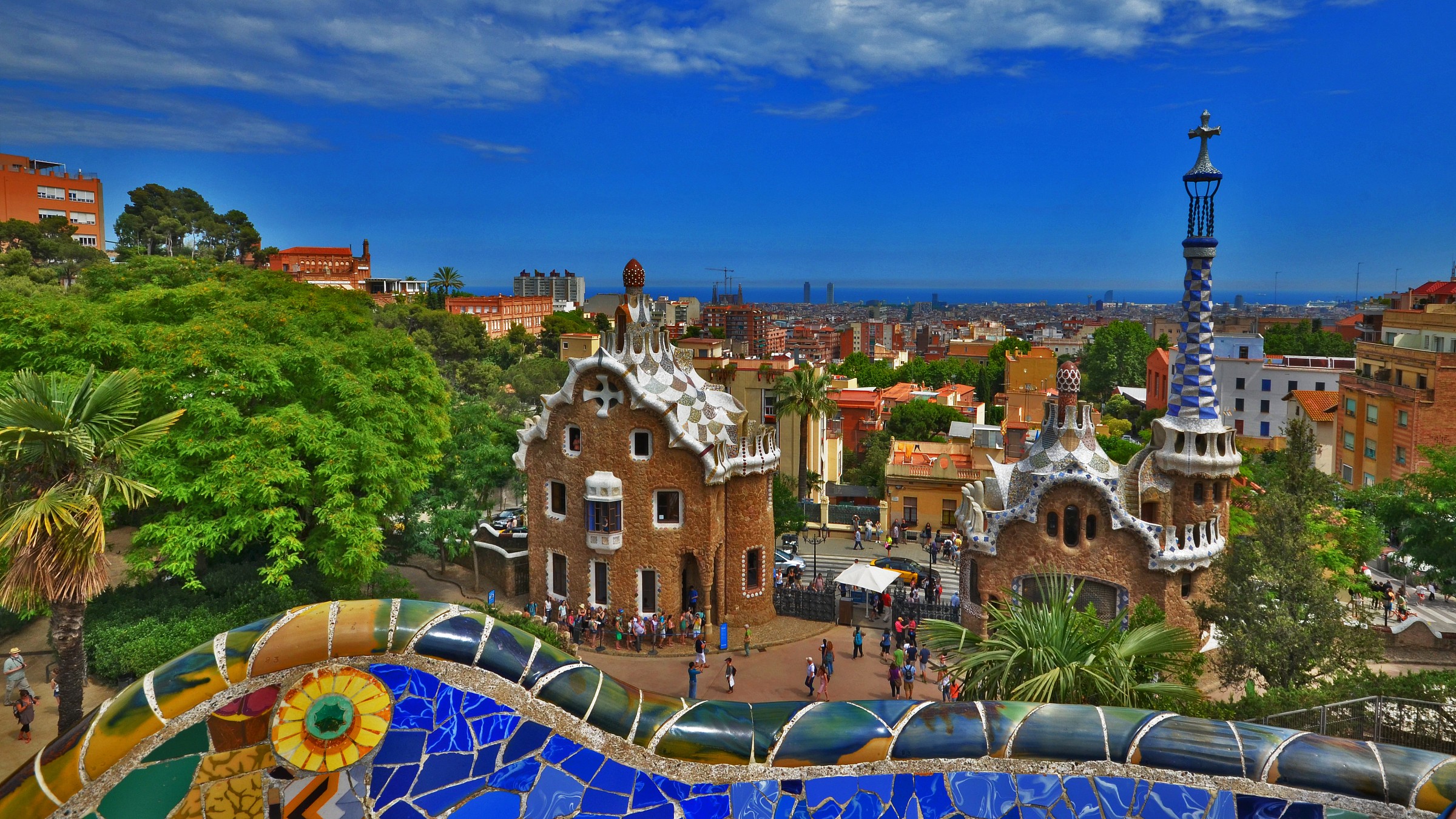 Parc Guell in Barcelona-