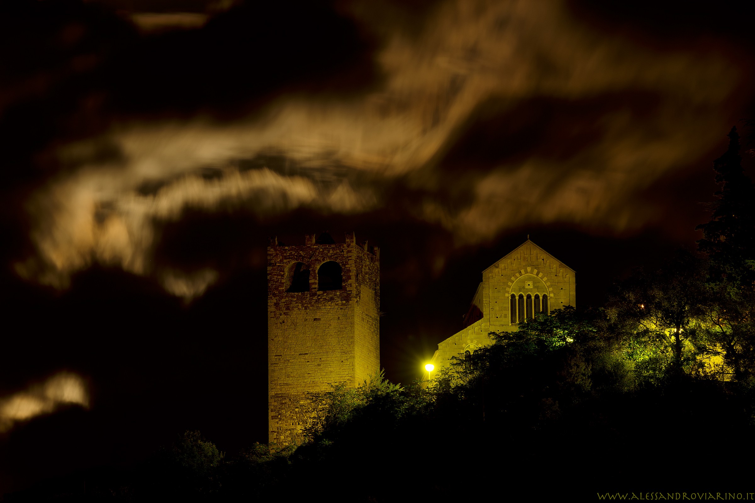 Romanesque church saints filippo and giacomo, andora (sv)