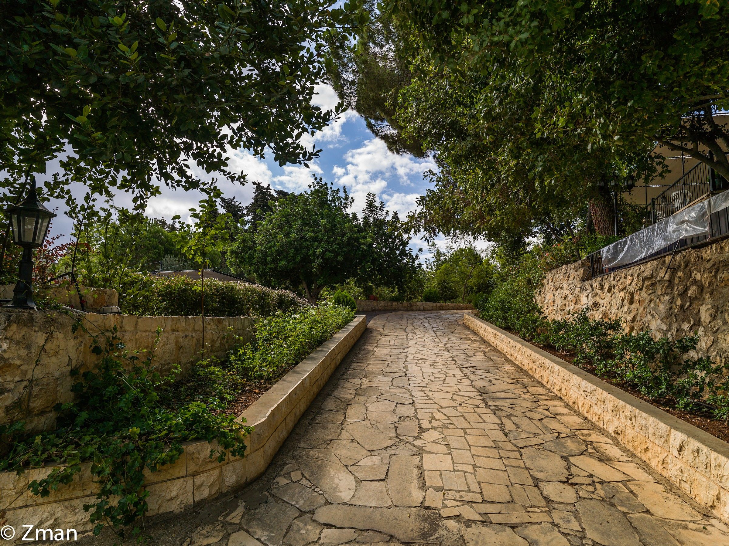 La strada di accesso alla nostra villa