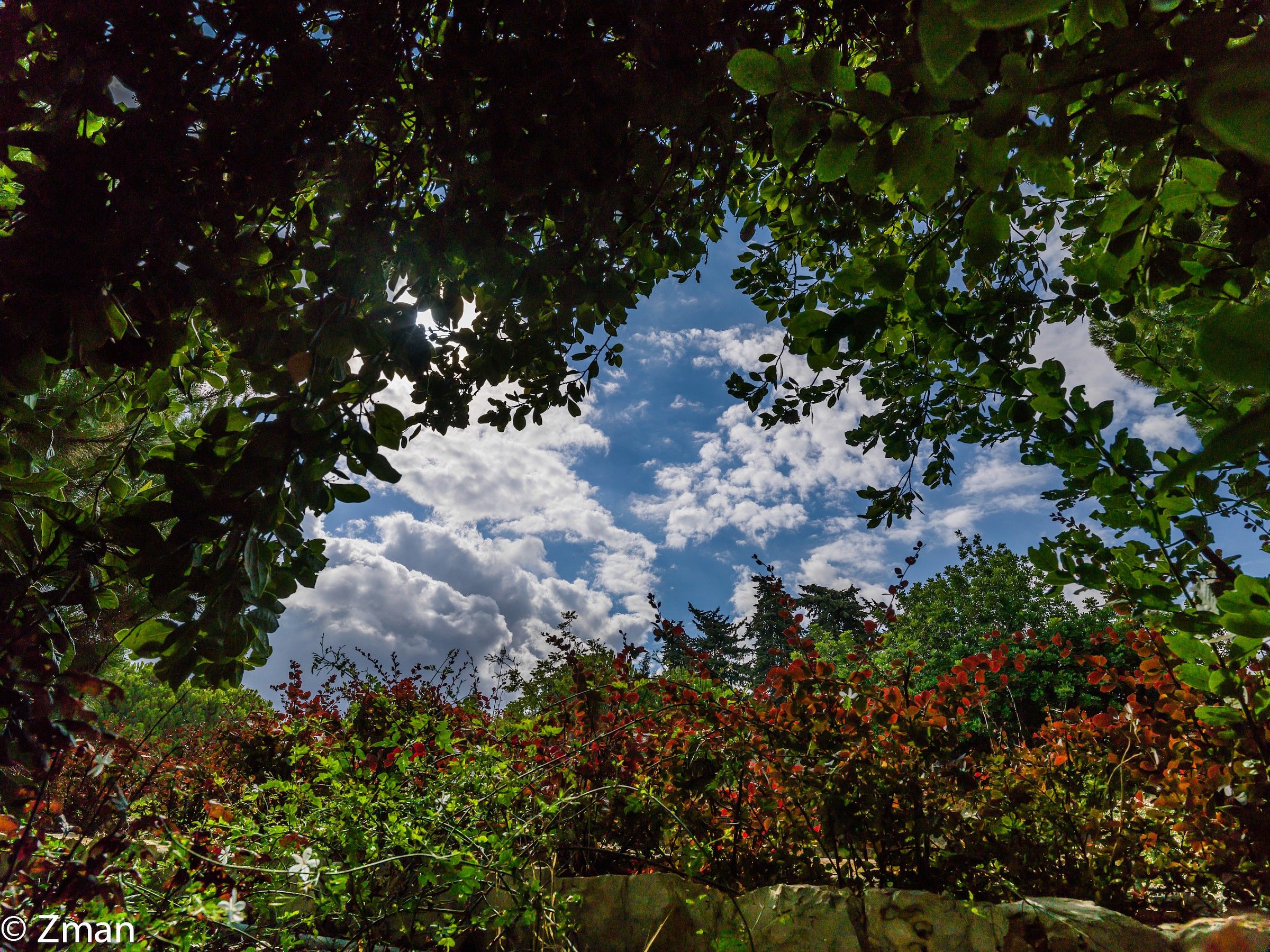 Vista dalla strada Approach