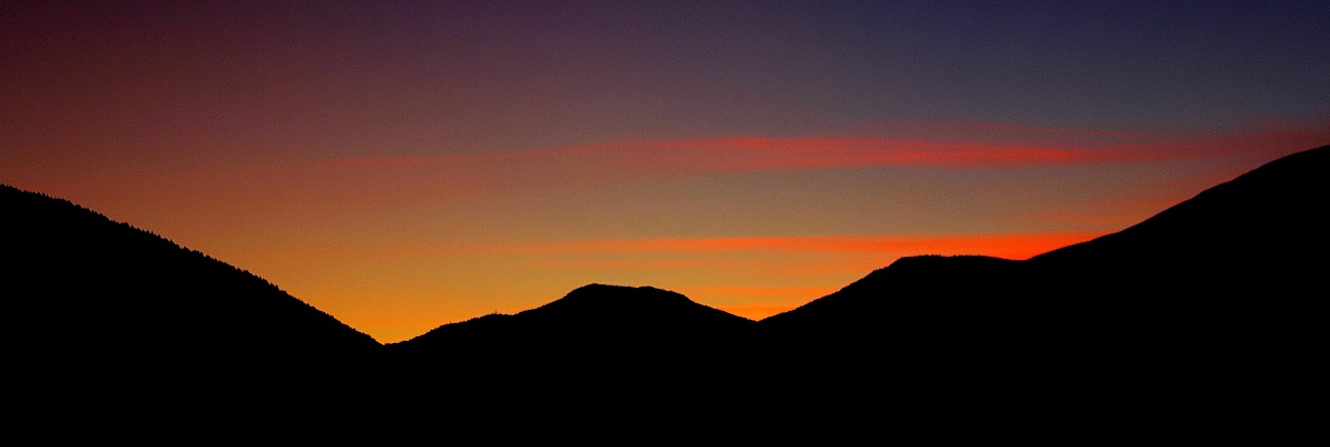 Le luci del tramonto