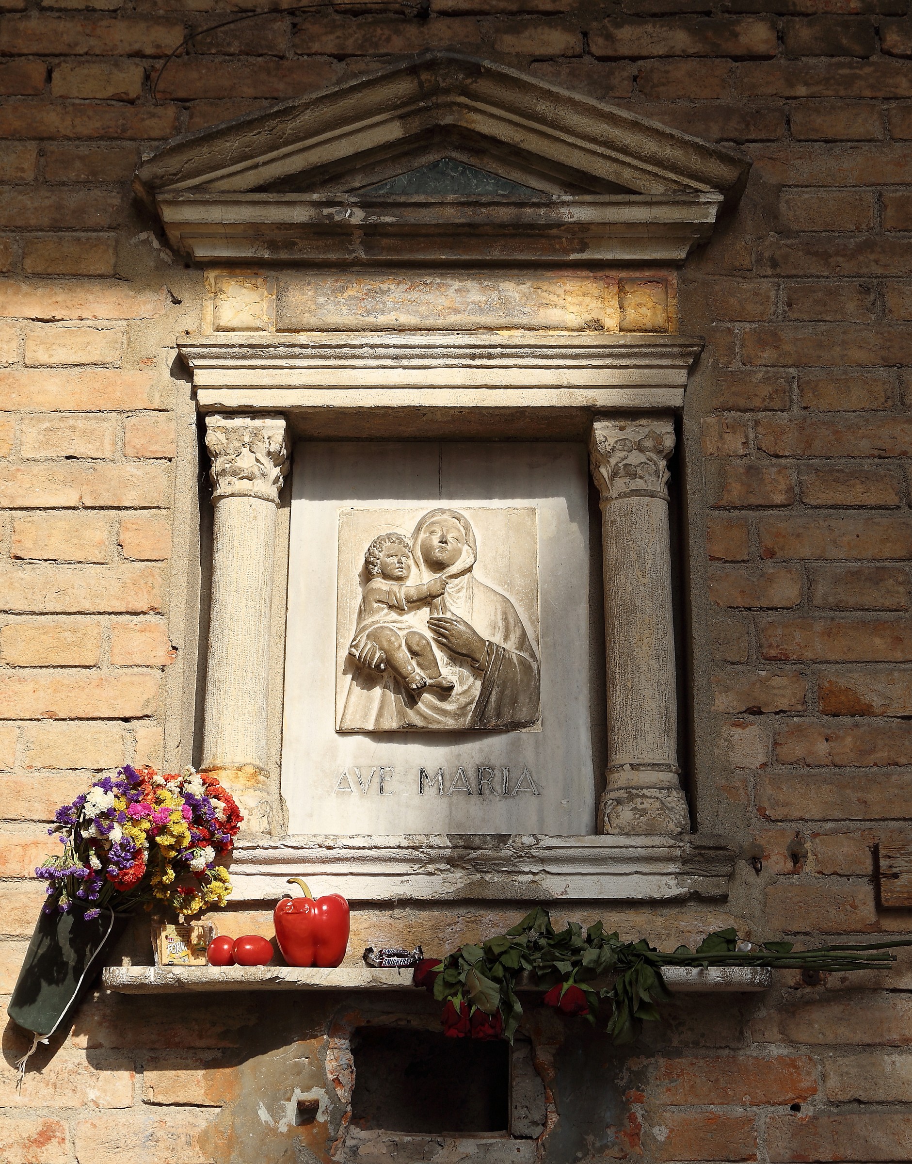 Fiori insoliti a Rialto