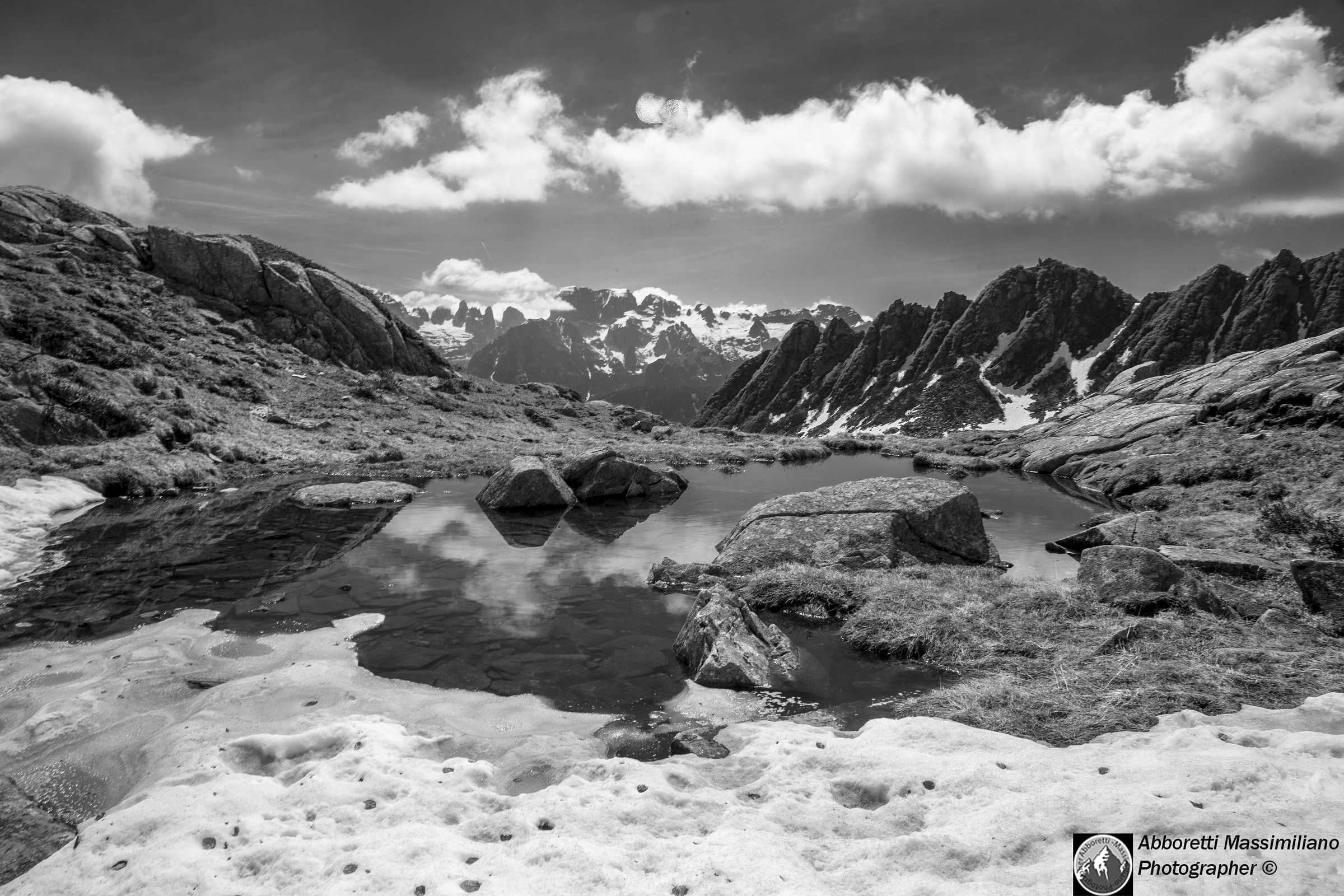 Sotto il Lago Nero-(di fronte Gruppo del Brenta)