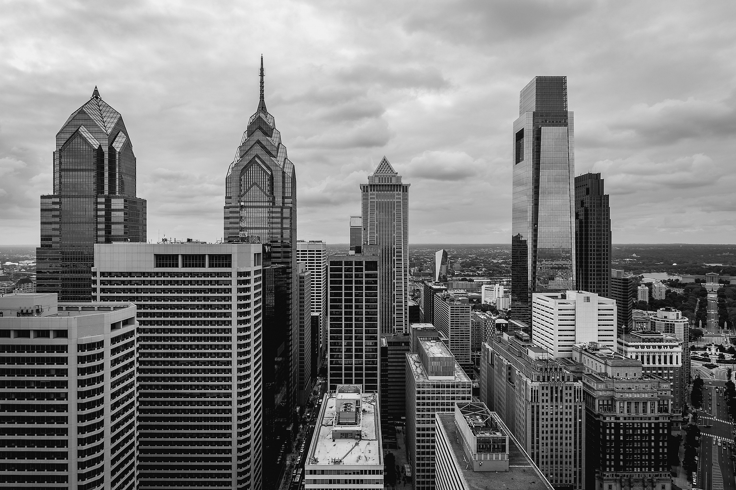 View from City hall tower - Philadelphia
