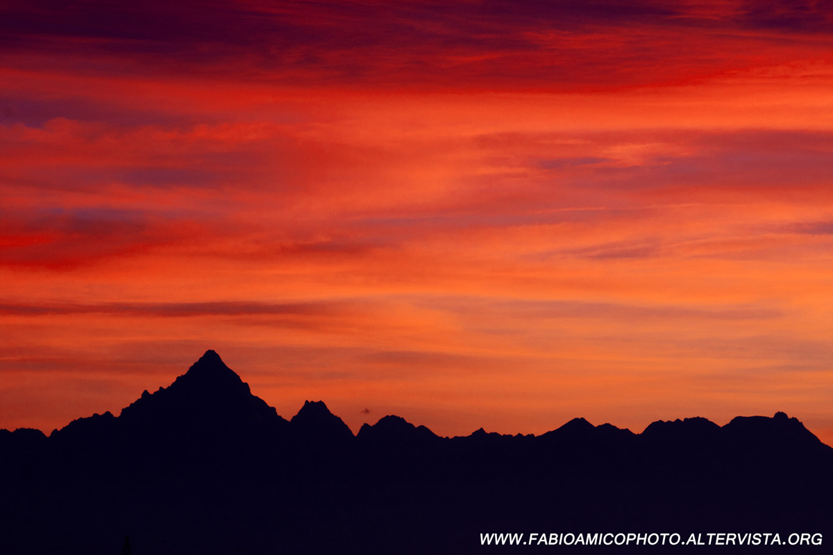 Monviso seen from my house