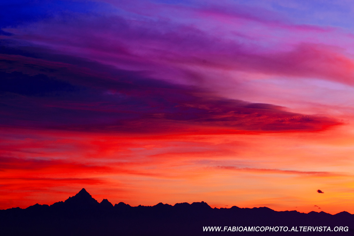 Monviso seen from my house