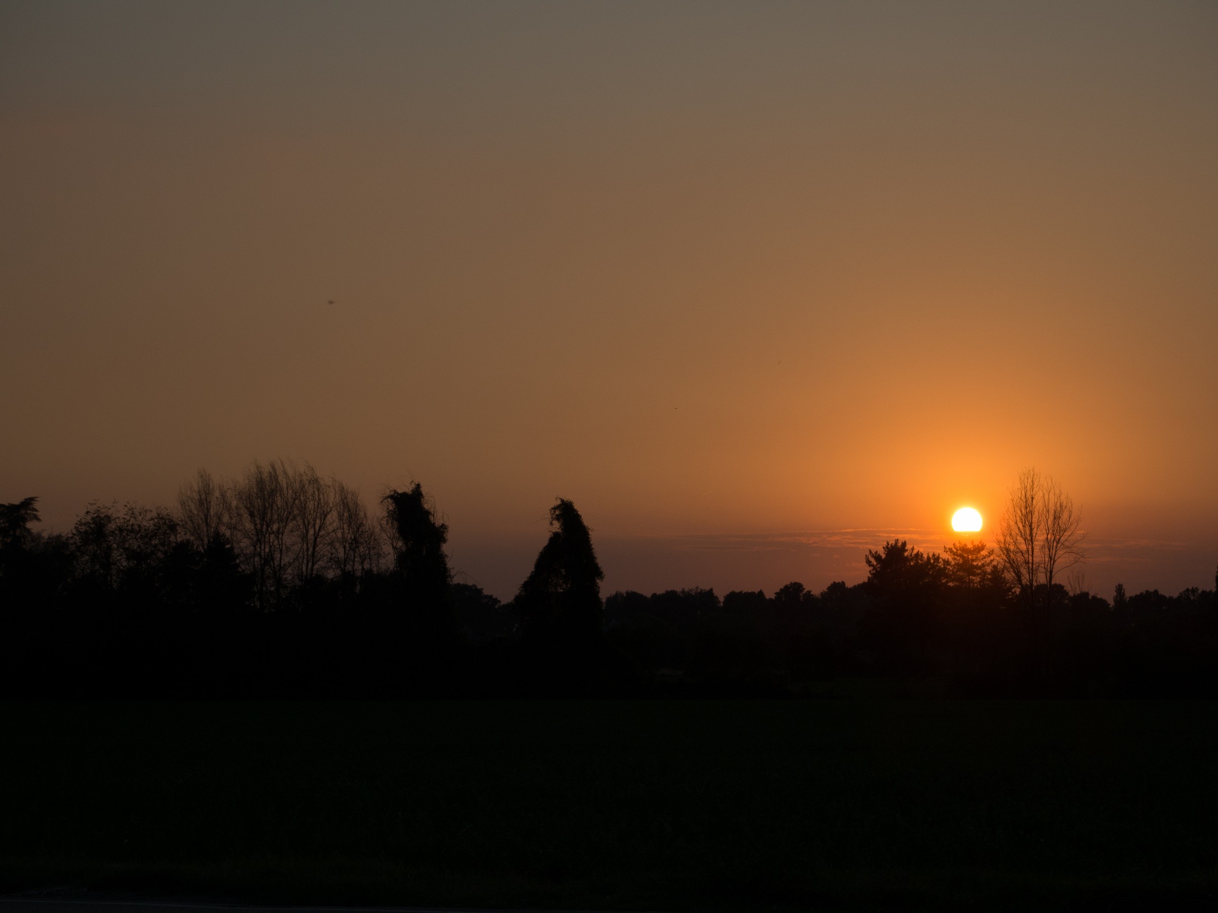 Tramonto sulla Via Emilia (bo)