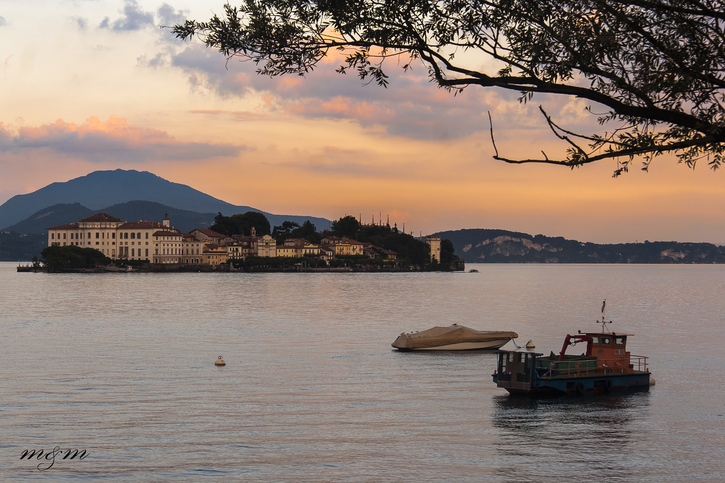 Sunset on Lake Maggiore