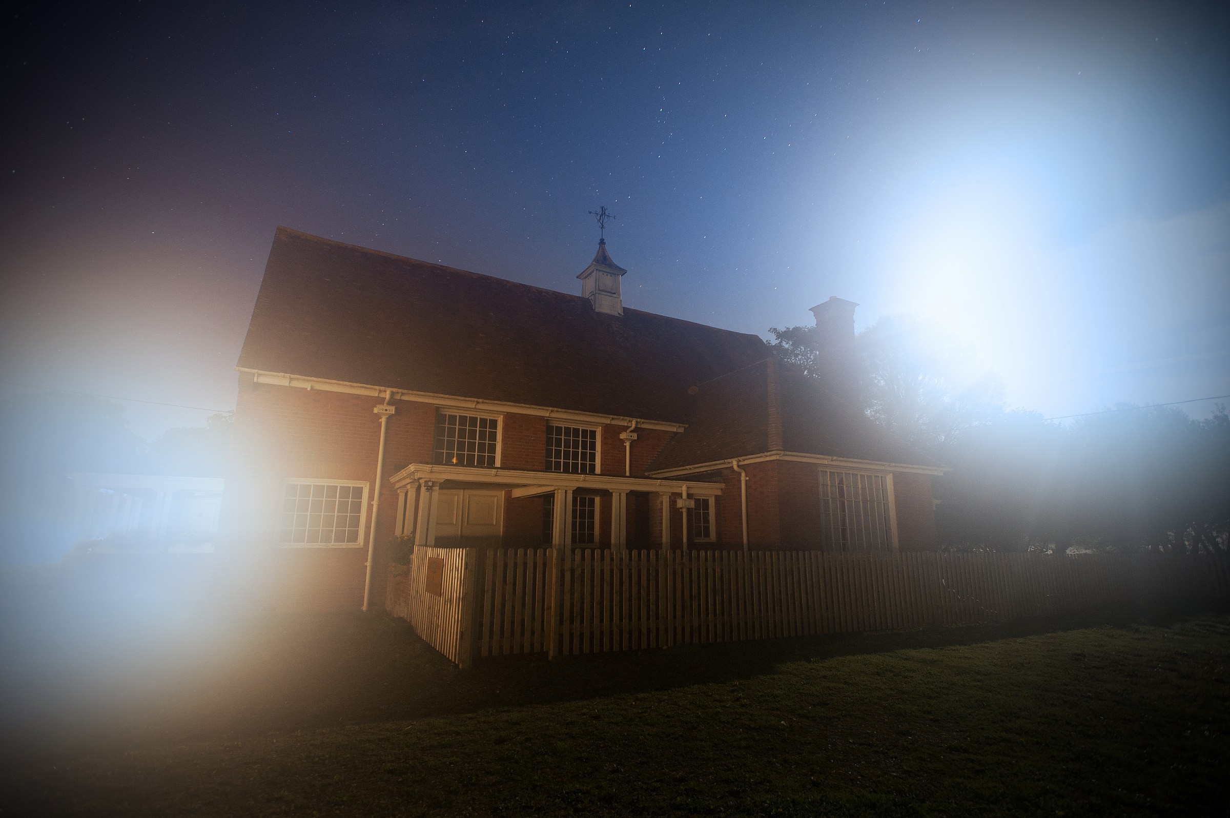 Village Hall - and Moonlight