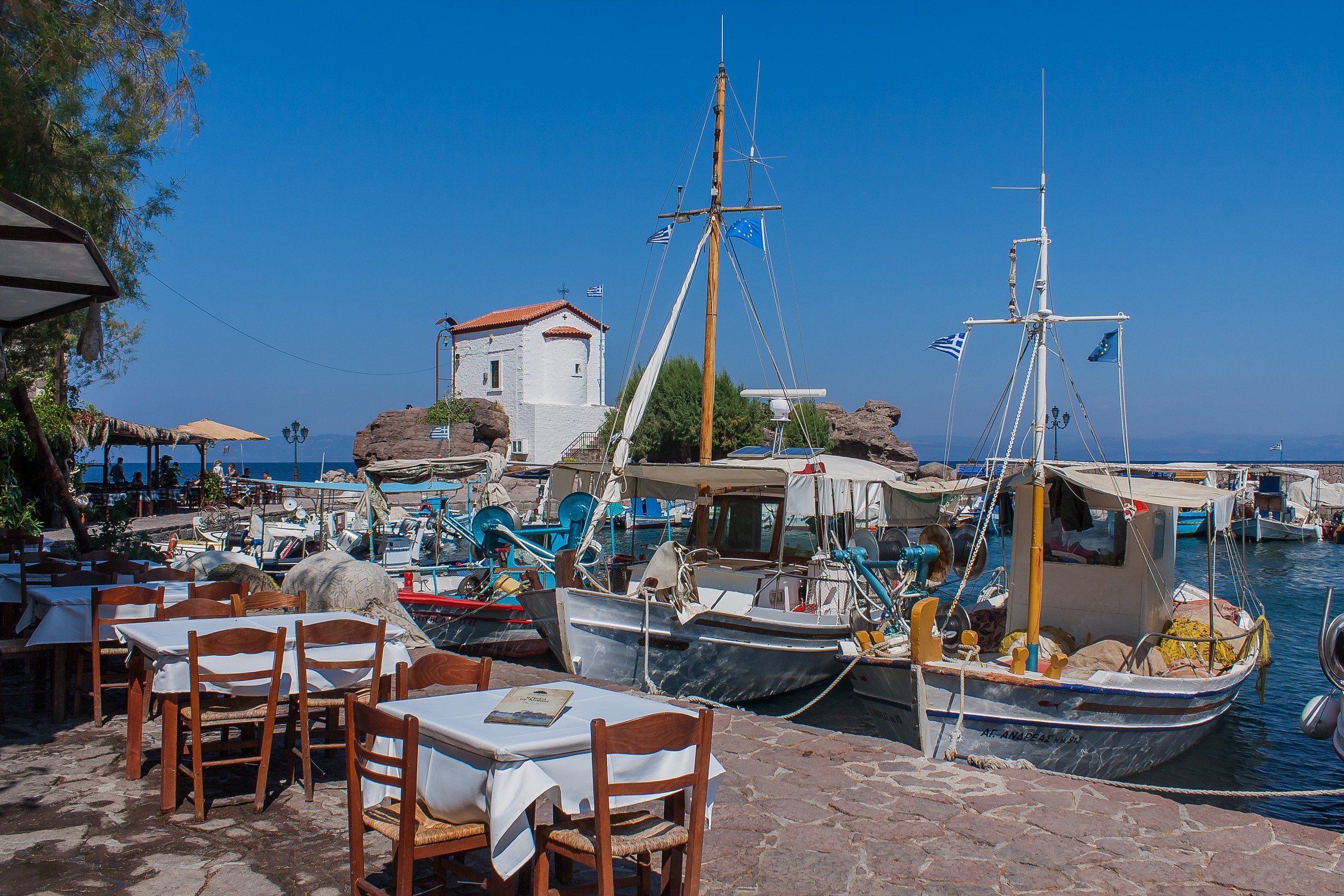 Villaggio di Skala Sikaminias