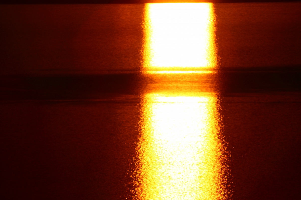 Reflections at sunset