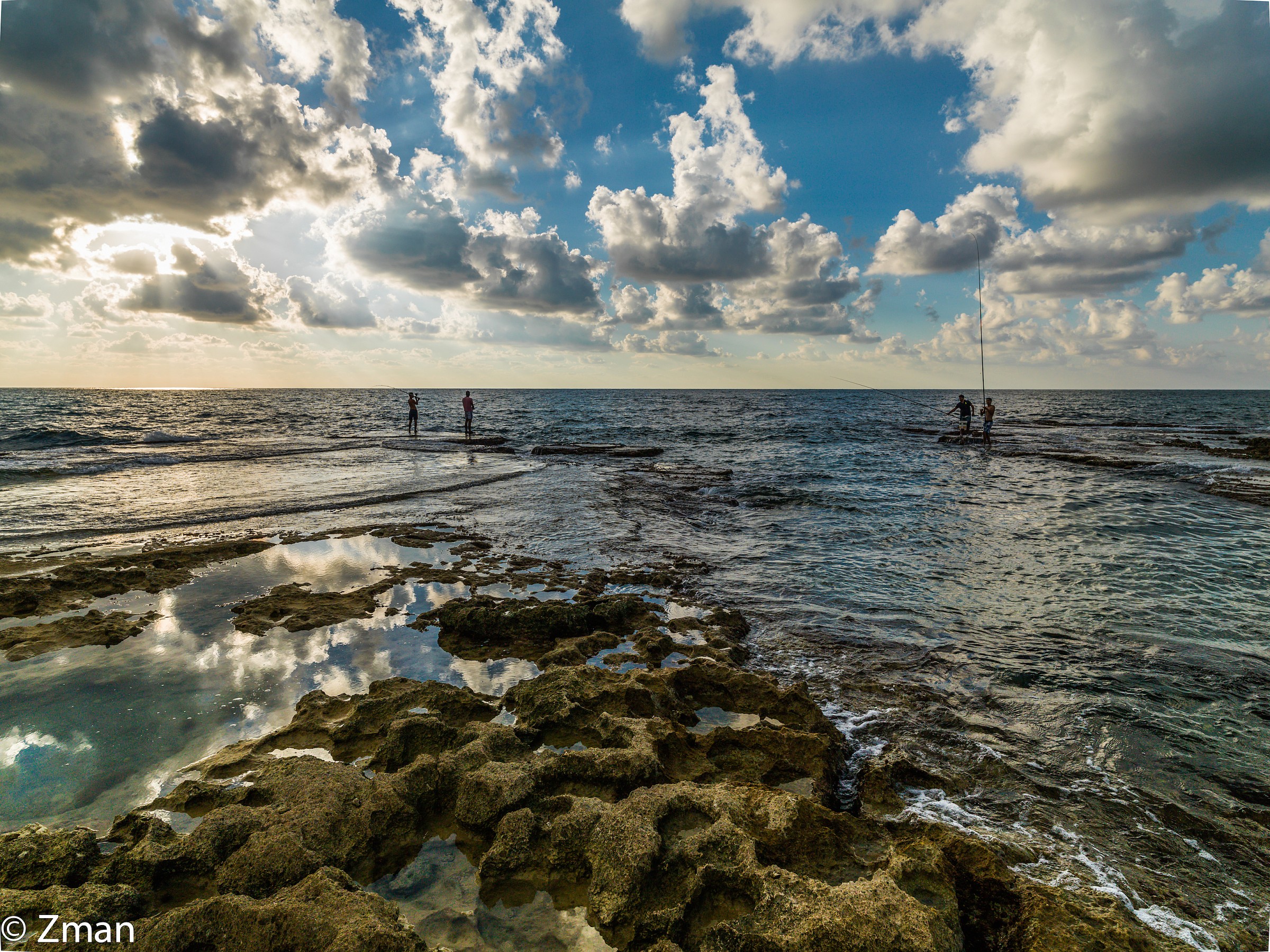 Il Pebble Beach nei pressi di Al-Nakoura