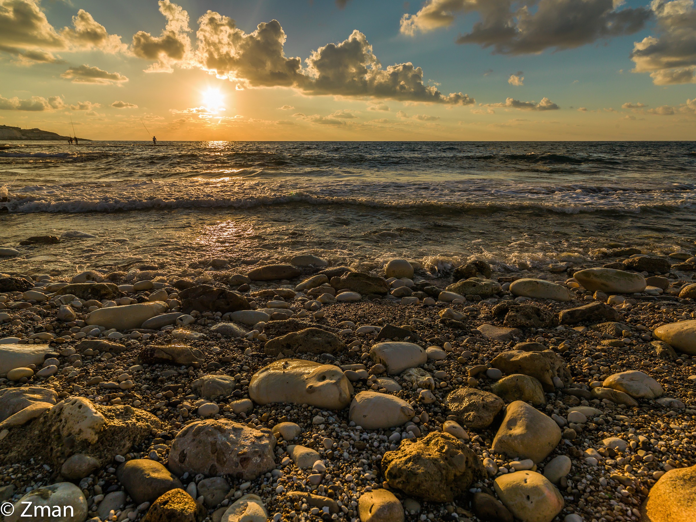 Il Pebble Beach nei pressi di Al-Nakoura