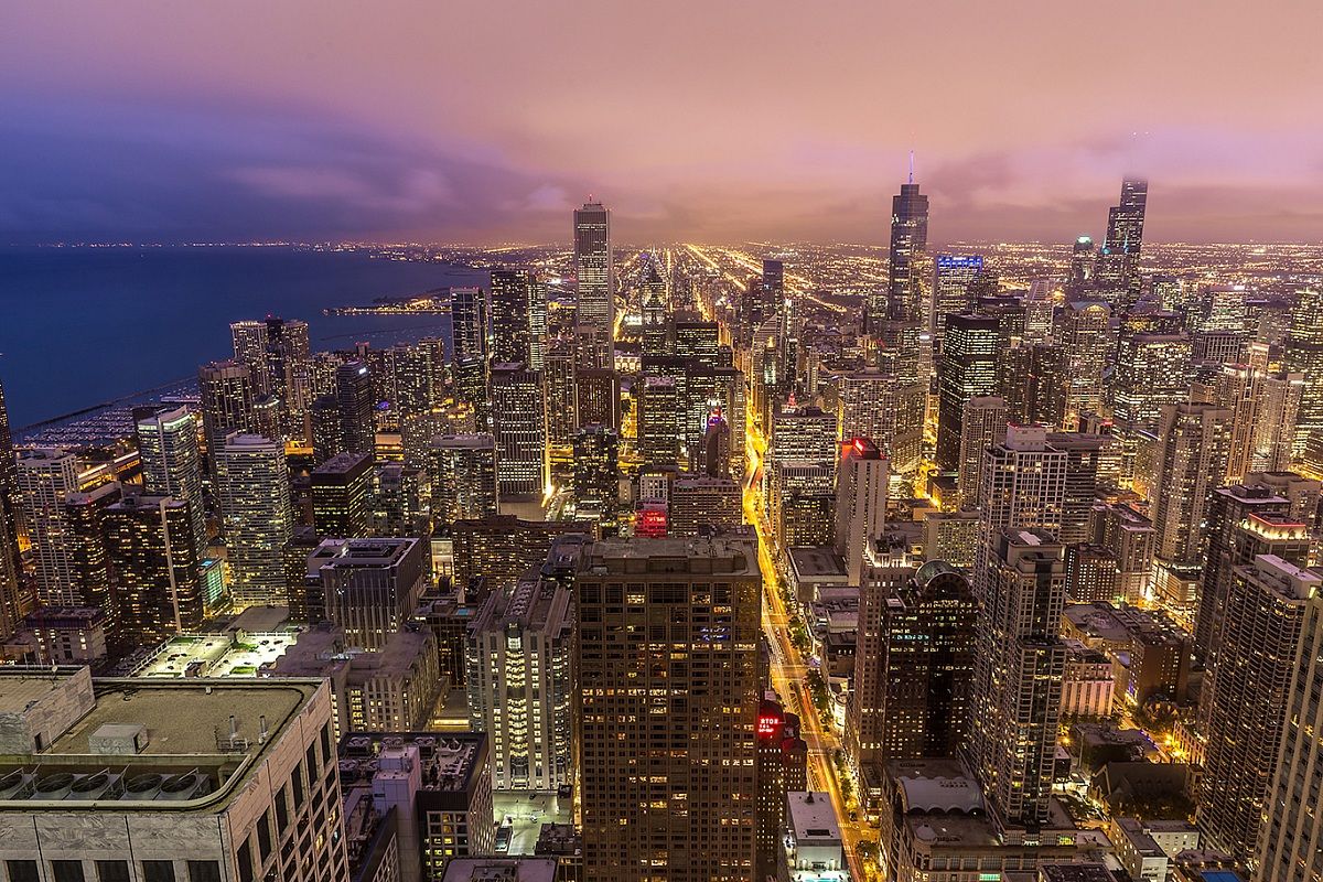 windy city blue hour