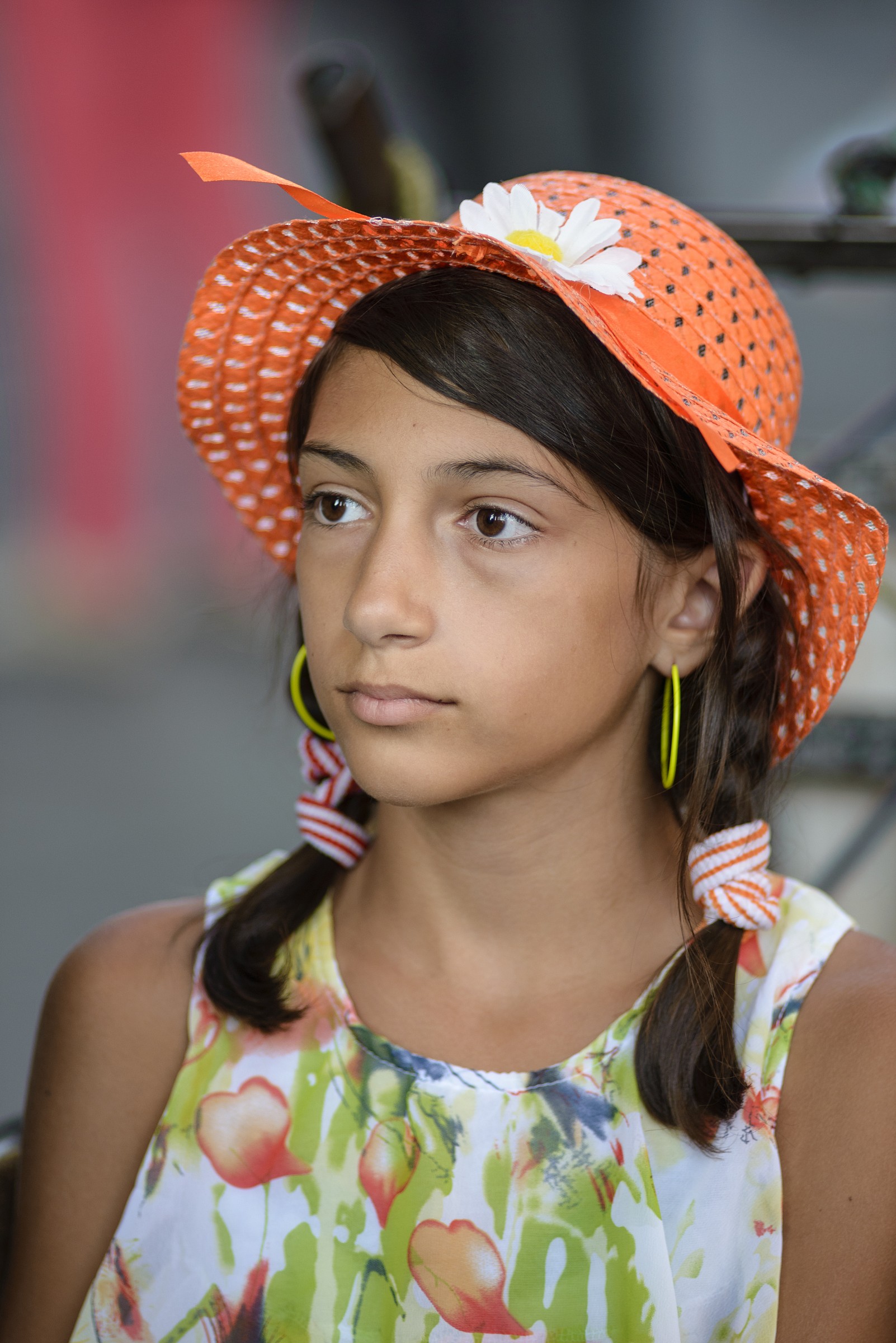 In posa per il ritrattista