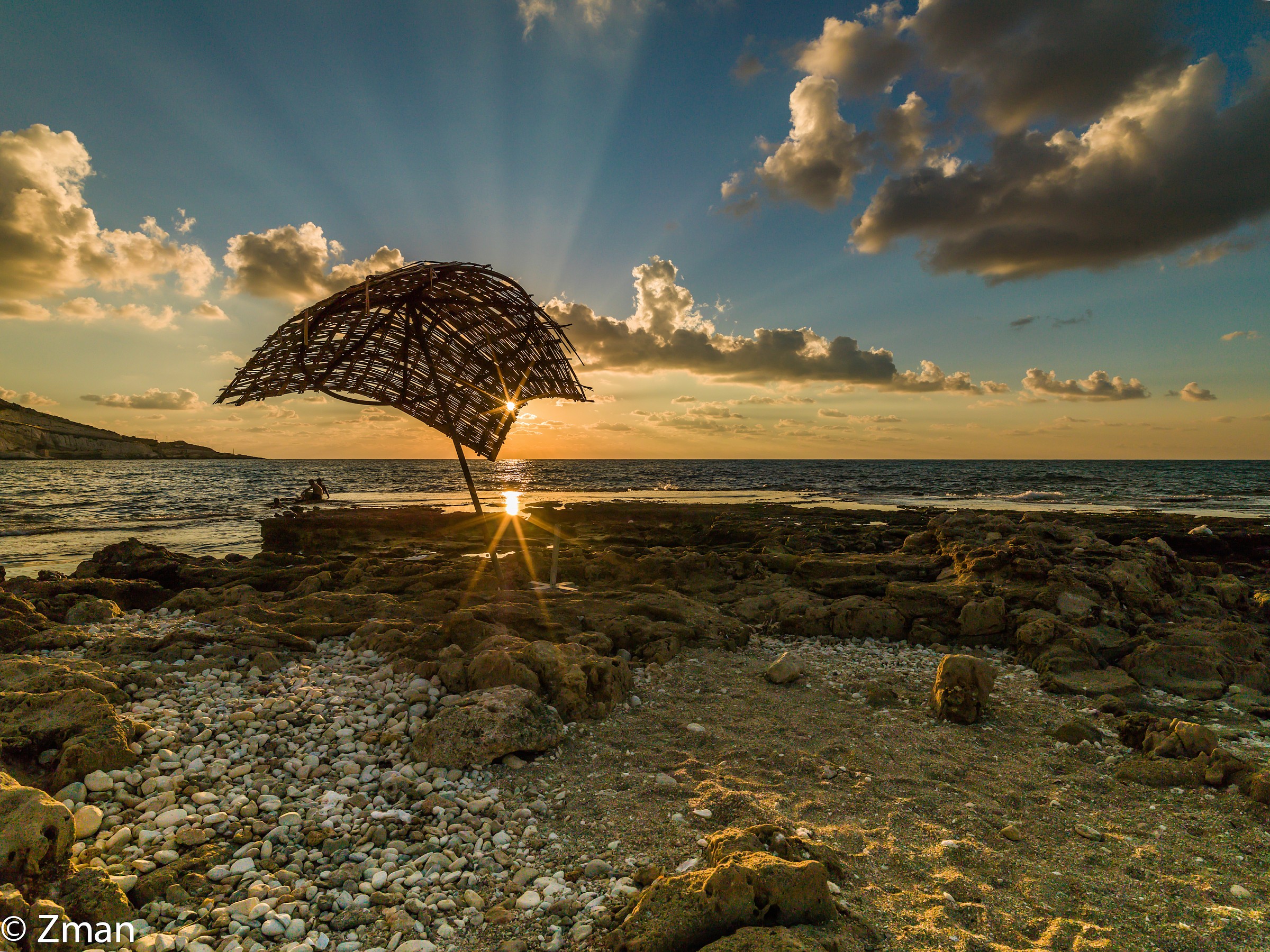 Il Pebble Beach nei pressi di Al-Nakoura