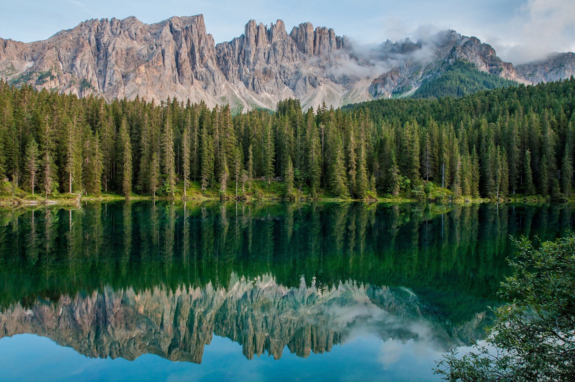 Lago di Carezza al tramonto...