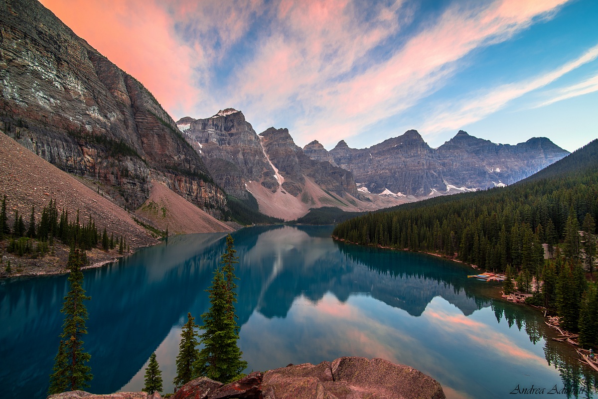 Moraine Lake Sunset