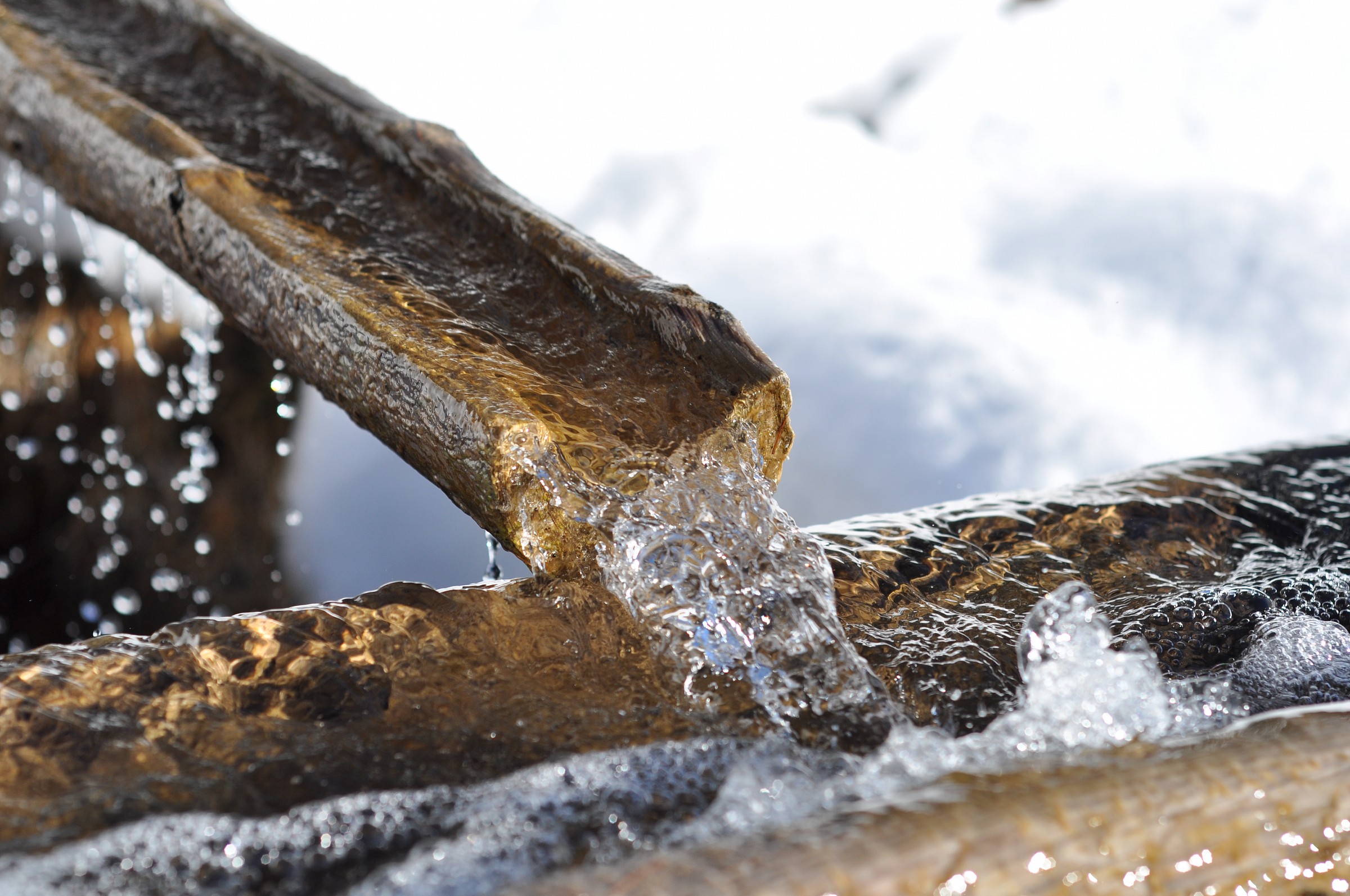 Fontanella dopo la prima nevicata..