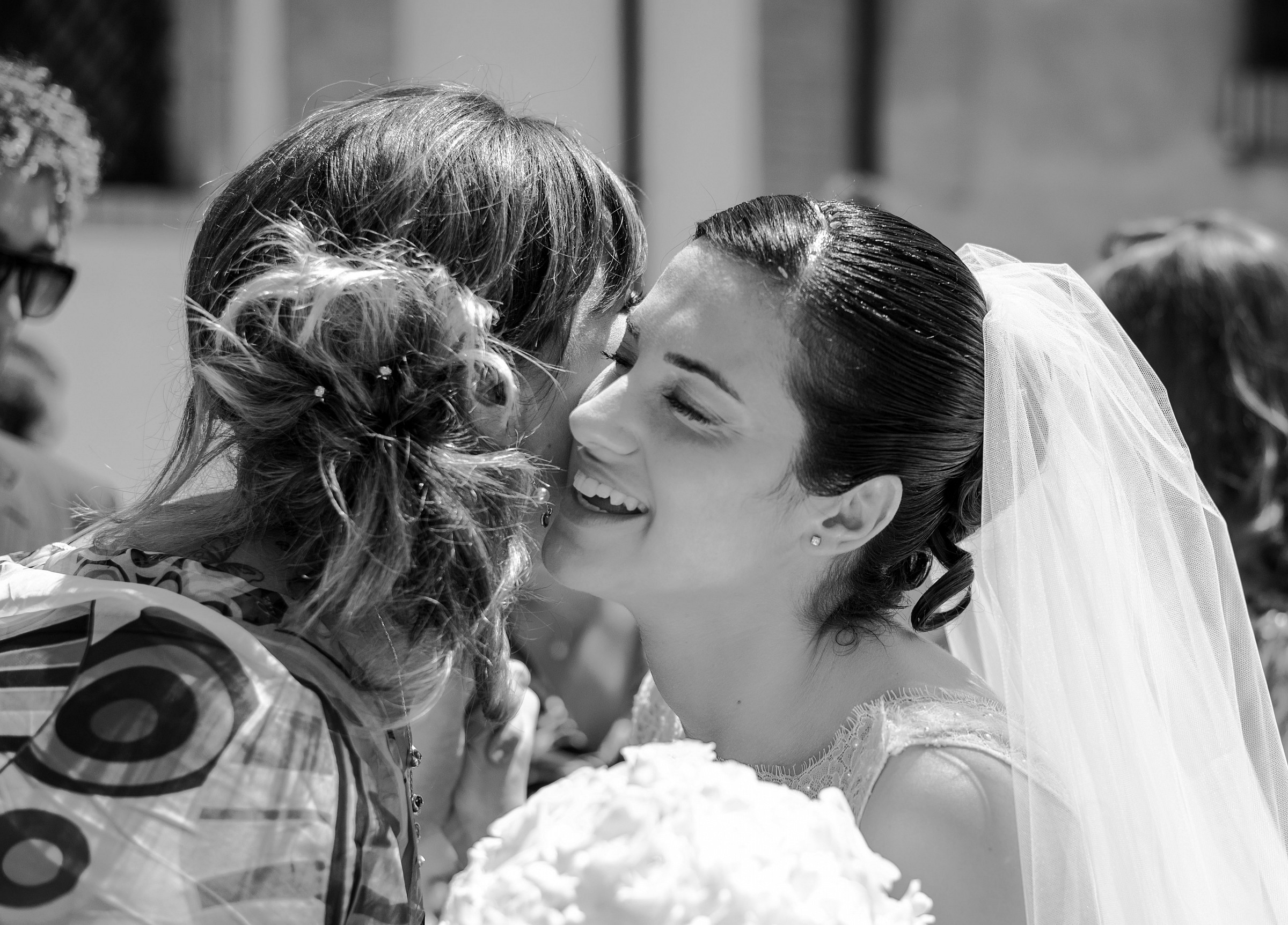 La felicità per il grande evento