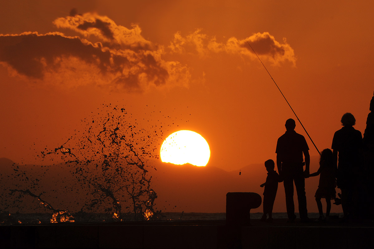 Waiting for the sunset