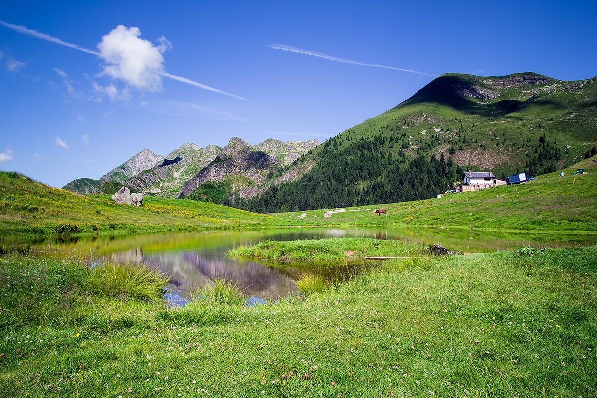 Il laghetto del monte Avaro